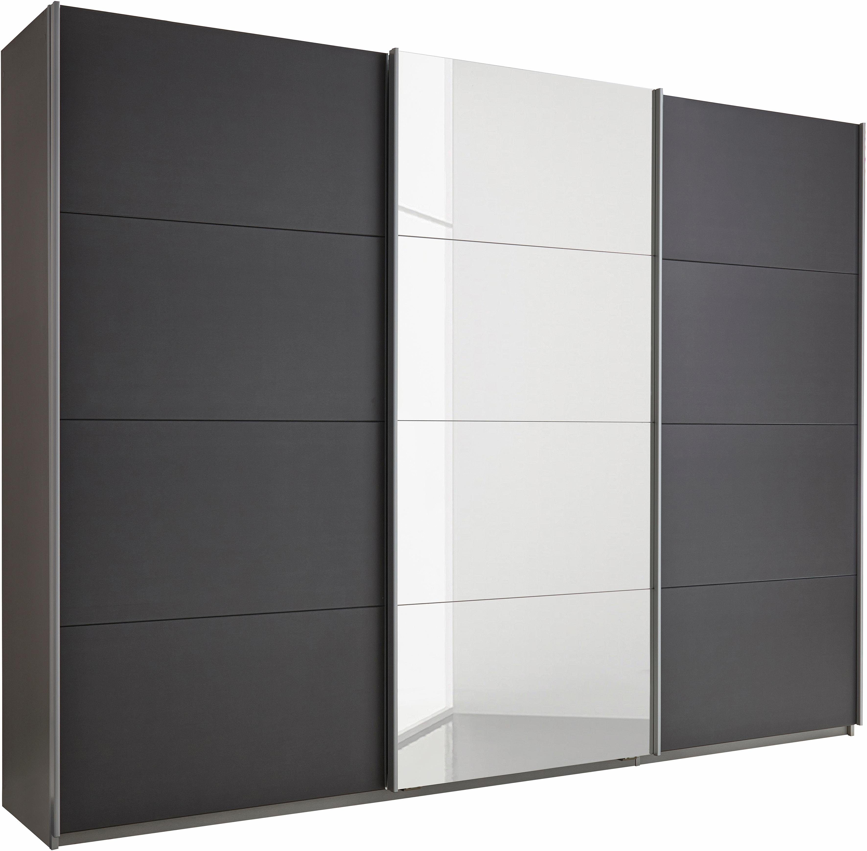 Schwebetürenschrank DOBENE in graumetallic 270cm breit - nur 399,99€