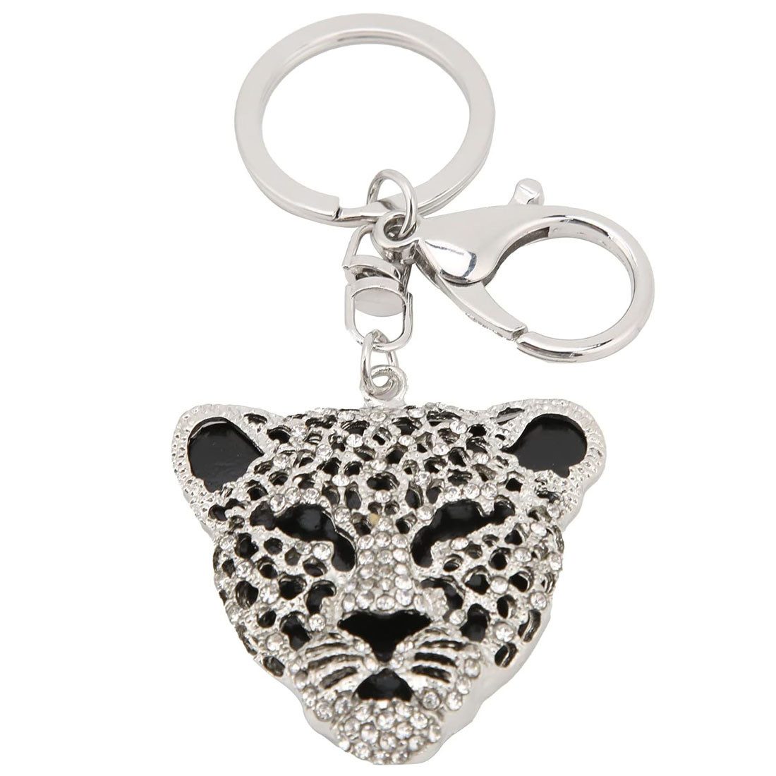 RWEUOQ Schlüsselanhänger Leopard Druck Kopf Schlüsselanhänger, günstig online kaufen