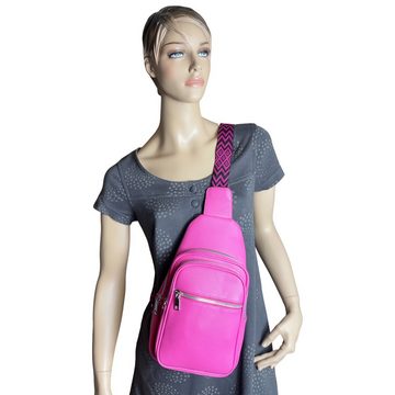 Taschen4life Umhängetasche Retro Bauch-Rucksack - sling bag 2035, für Damen Herren Kinder, Bauchtasche