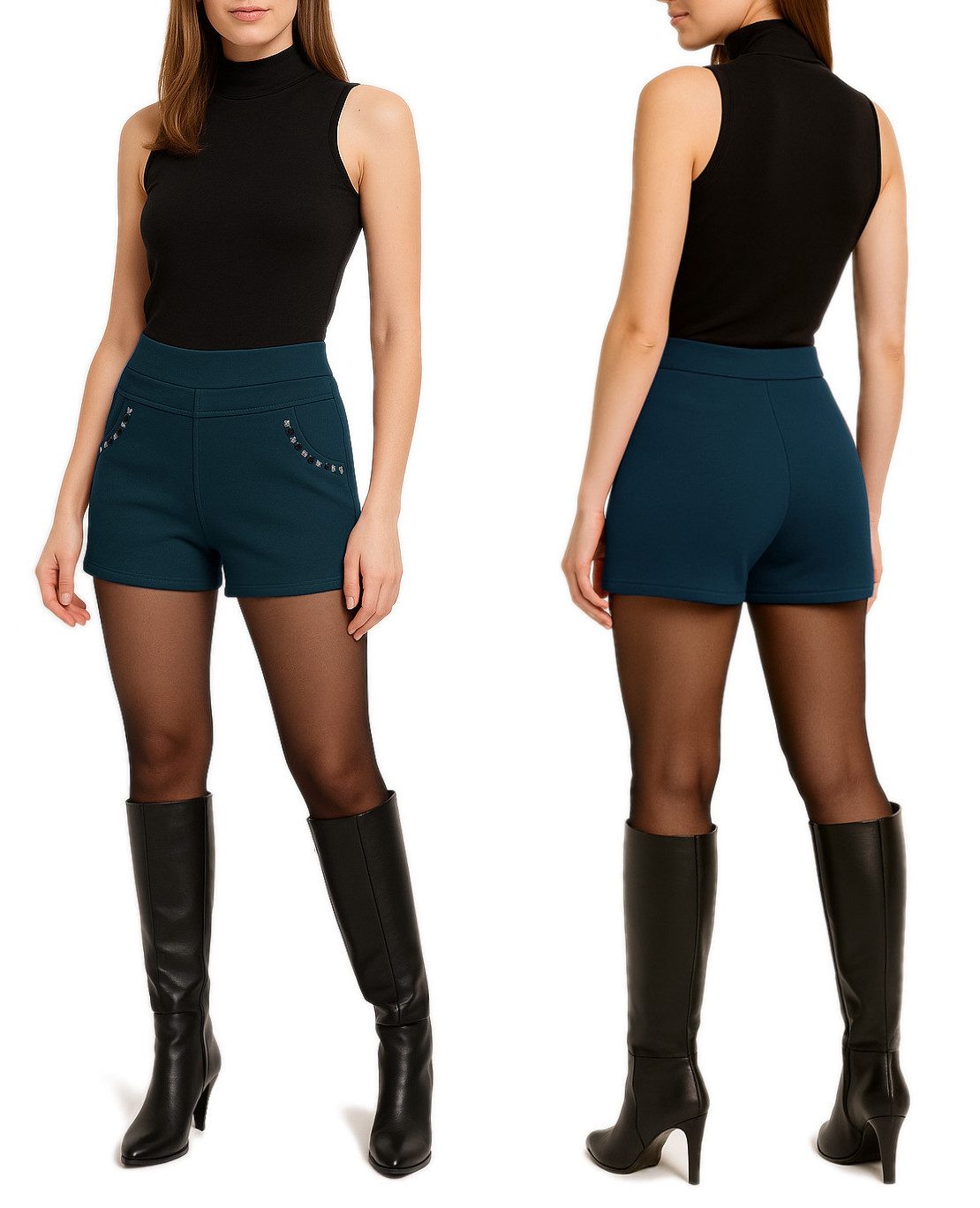dy_mode Thermohose Gefütterte Thermo-Hotpants mit Innenfutter günstig online kaufen