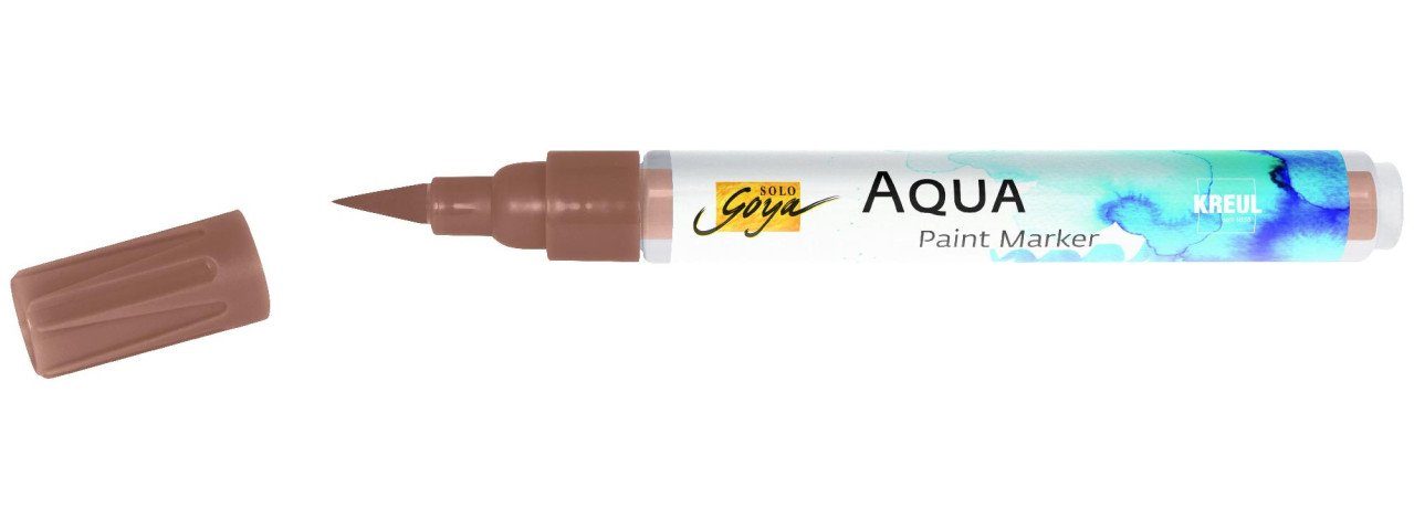 Marker brillantocker Paint Kreul Kreul Flachpinsel Solo Goya Aqua