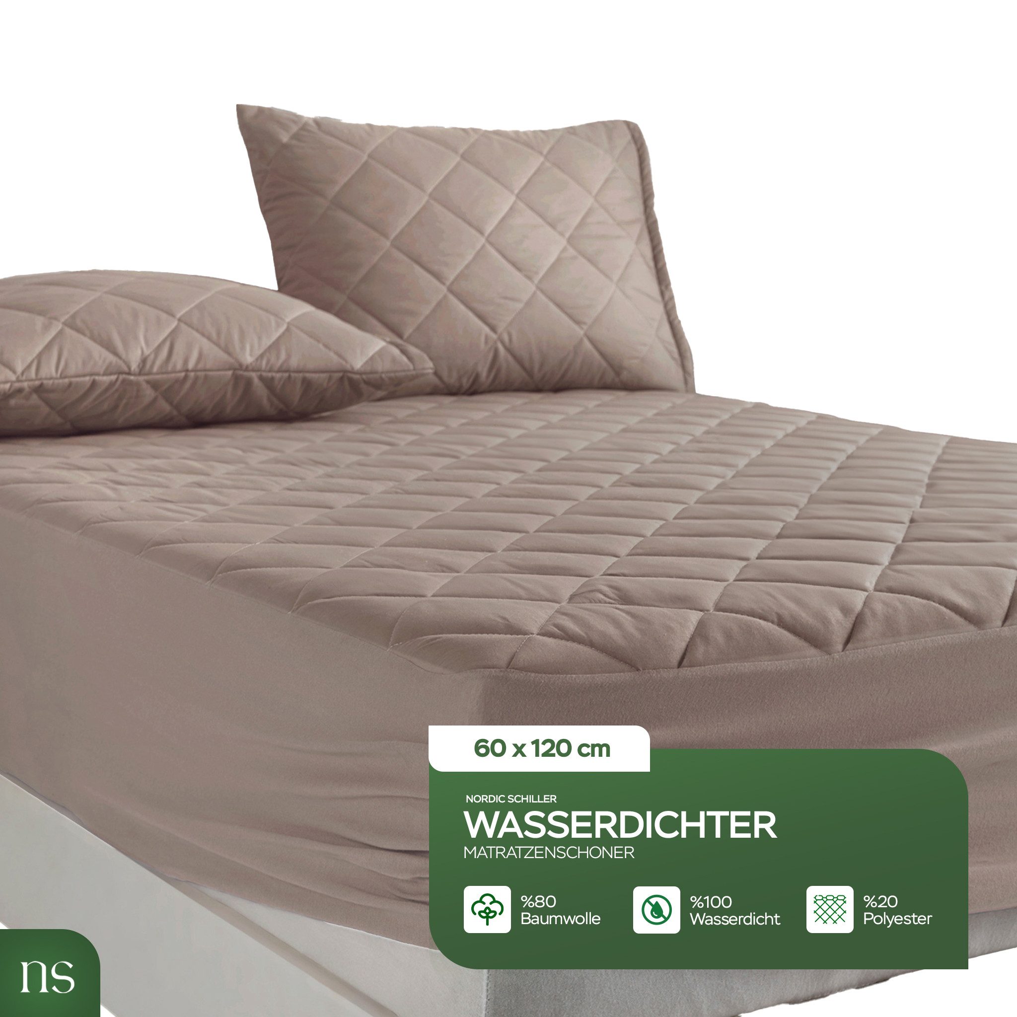 Matratzenschoner Gesteppter Matratzenschoner Flüssigkeitsbeständig Fitted N günstig online kaufen