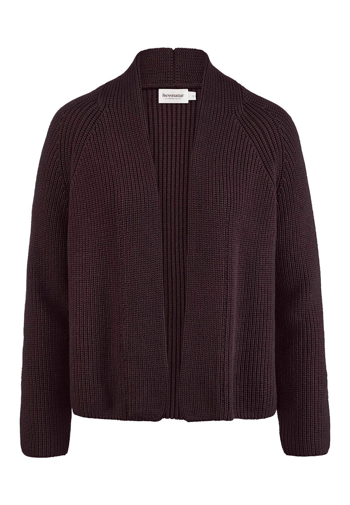 Hessnatur Strickjacke Relaxed aus reiner Bio-Baumwolle (1-tlg) günstig online kaufen