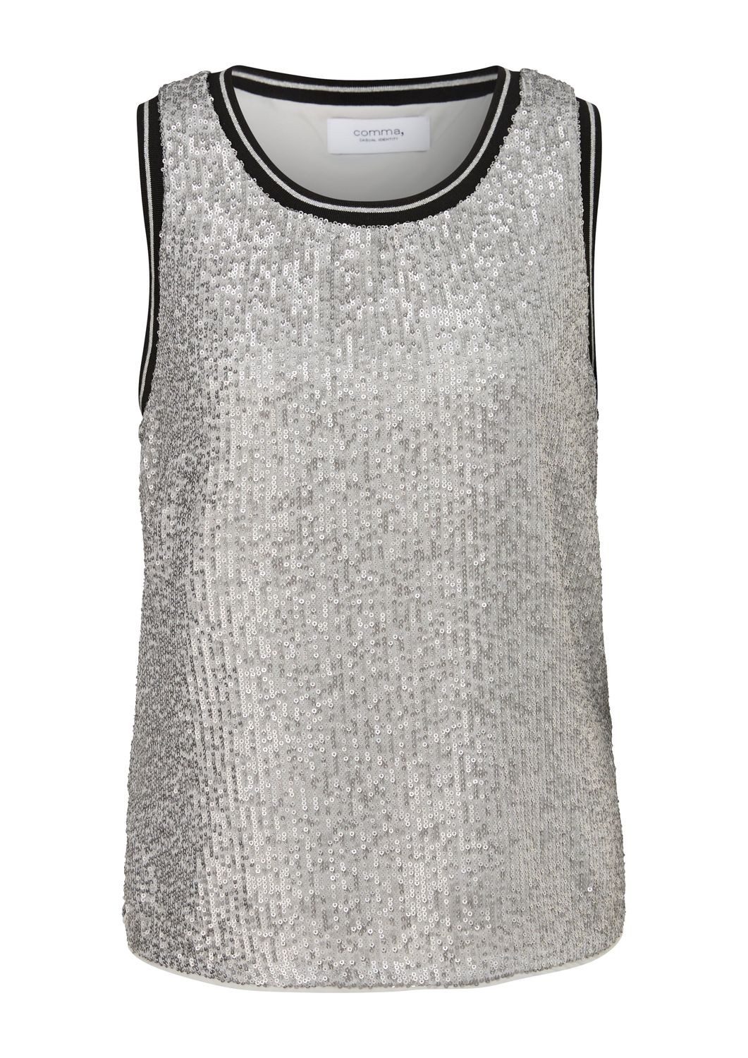 comma casual identity T-Shirt Glamour Blusentop günstig online kaufen