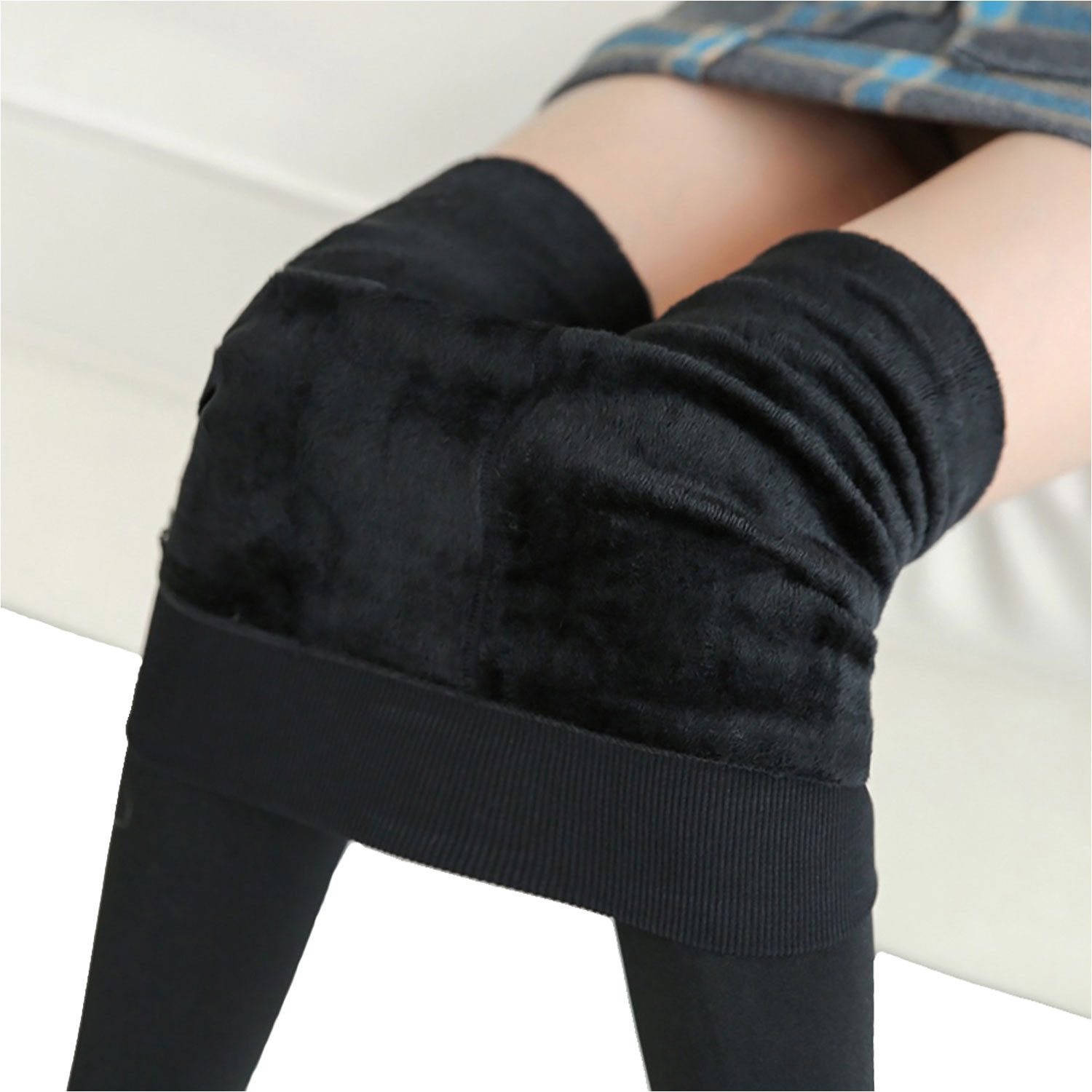 Refttenw Thermoleggings Damen Leggings mit Steigbügel, günstig online kaufen