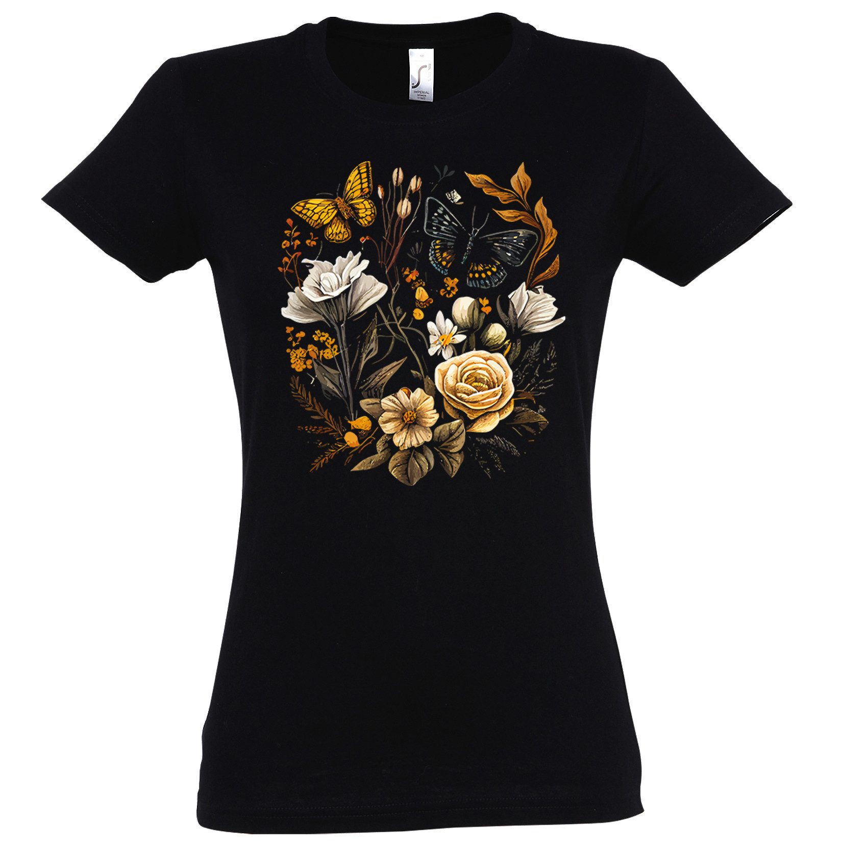 Youth Designz Print-Shirt Flowers Botanic Damen T-Shirt mit modischem Front günstig online kaufen