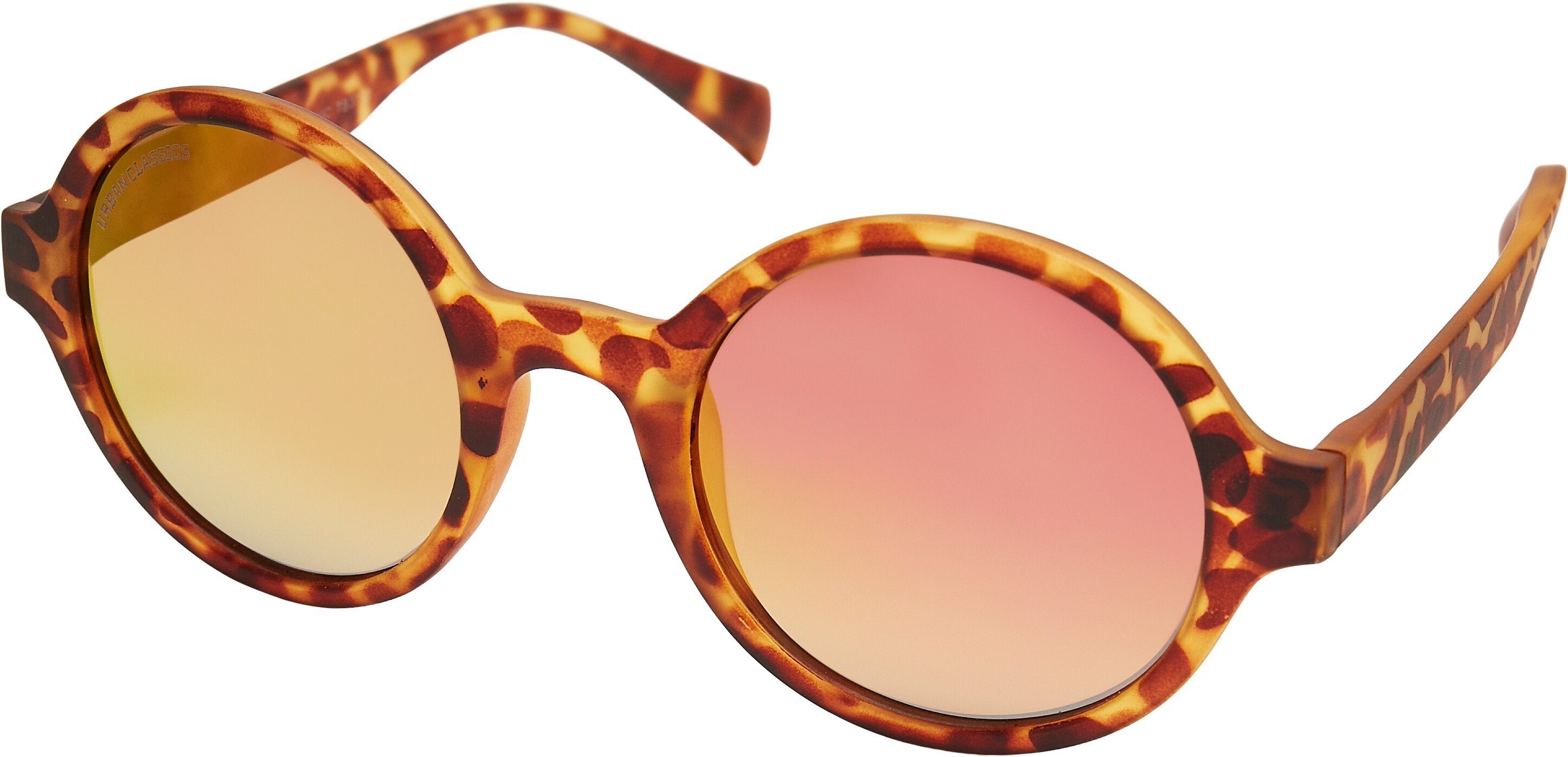 URBAN CLASSICS Sonnenbrille Sunglasses Accessoires Funk leo/rosÃ© Retro UC brown