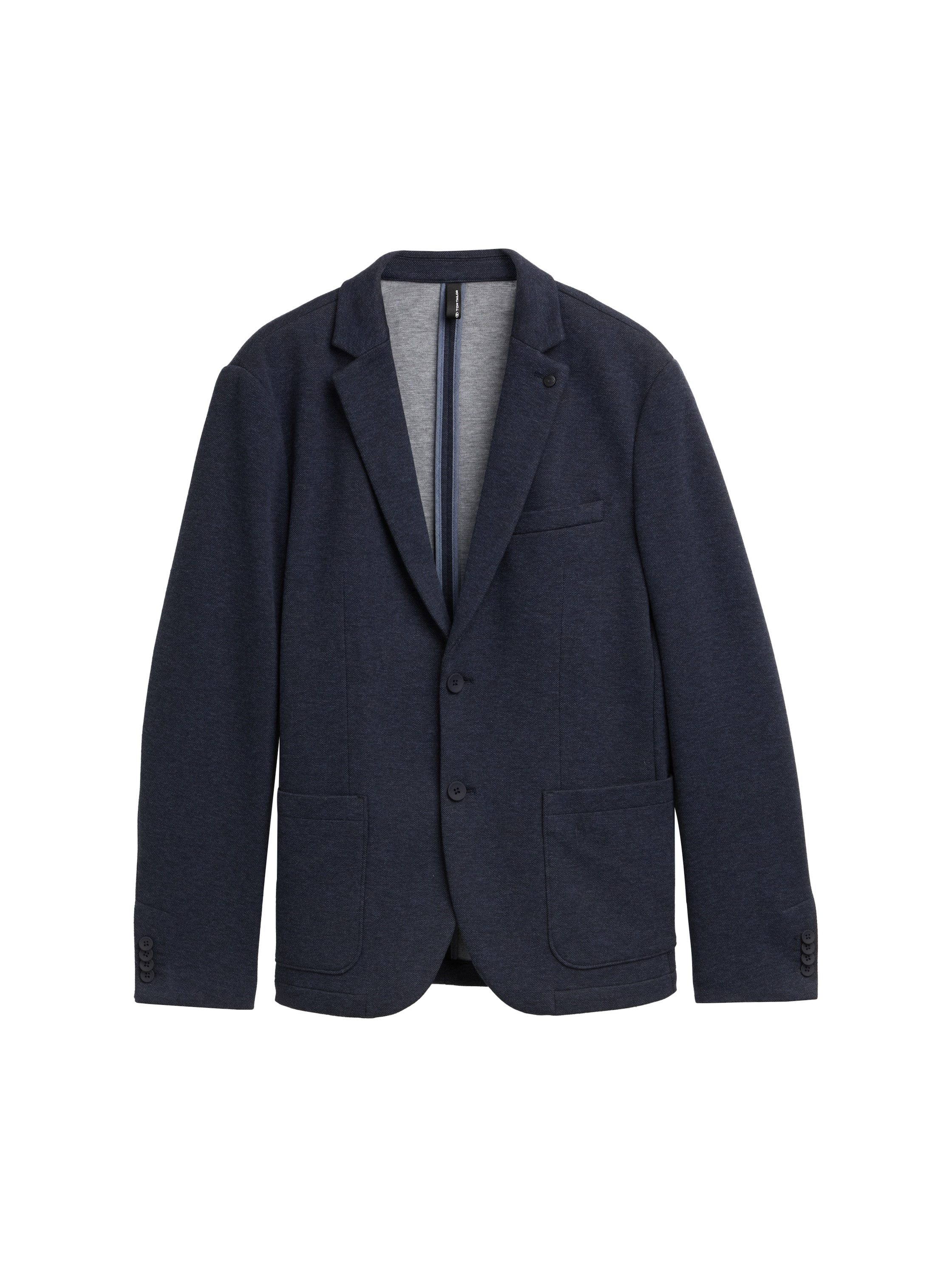 TOM TAILOR Jackenblazer Regular Fit Piqué Blazer