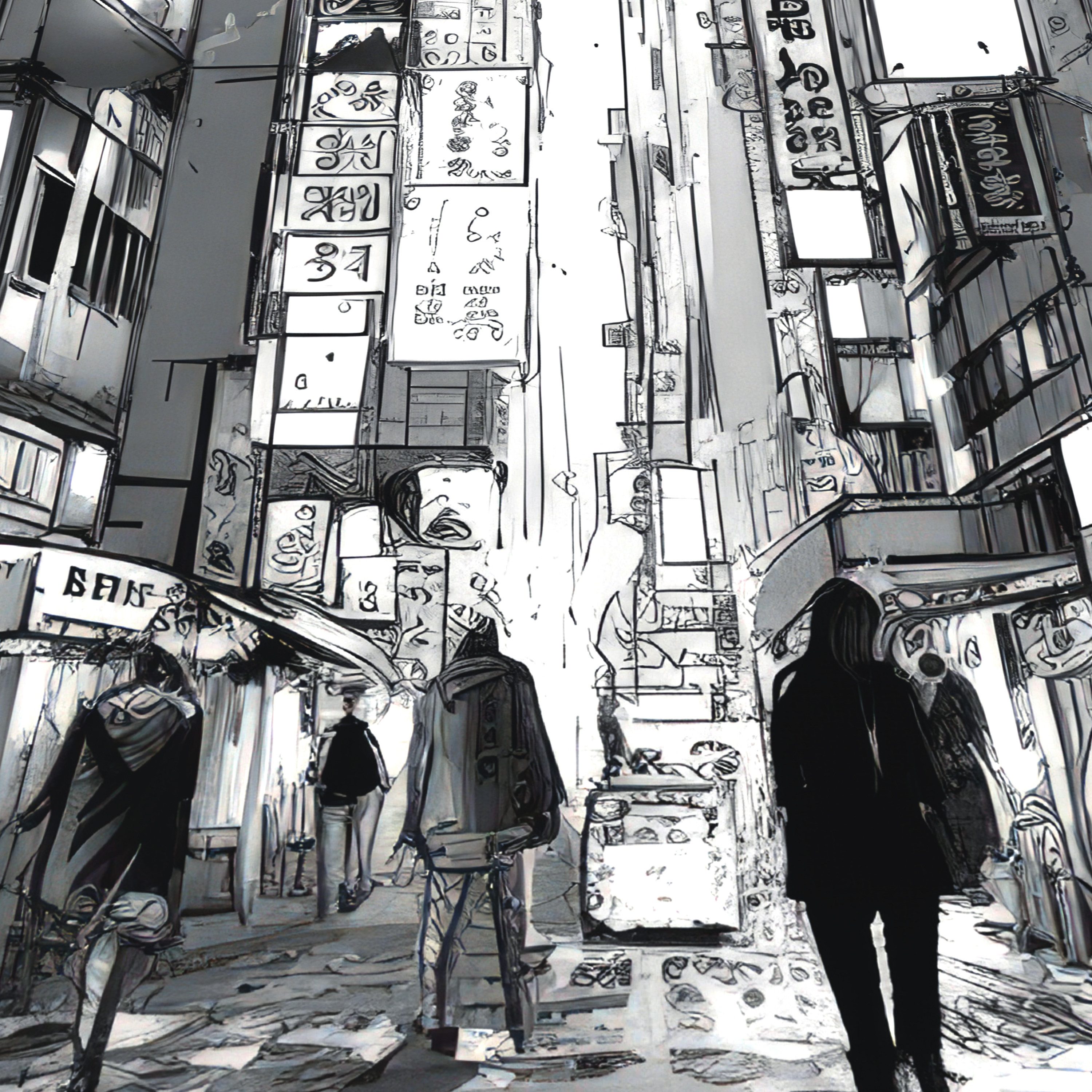 Titanwolf Gaming Mauspad XXL Speed Mousepad 900 x 400 x 3 mm, Schreibtischauflage, abwaschbar, rutschfeste Rückseite, Geschwindigkeit & Präzision, Manga