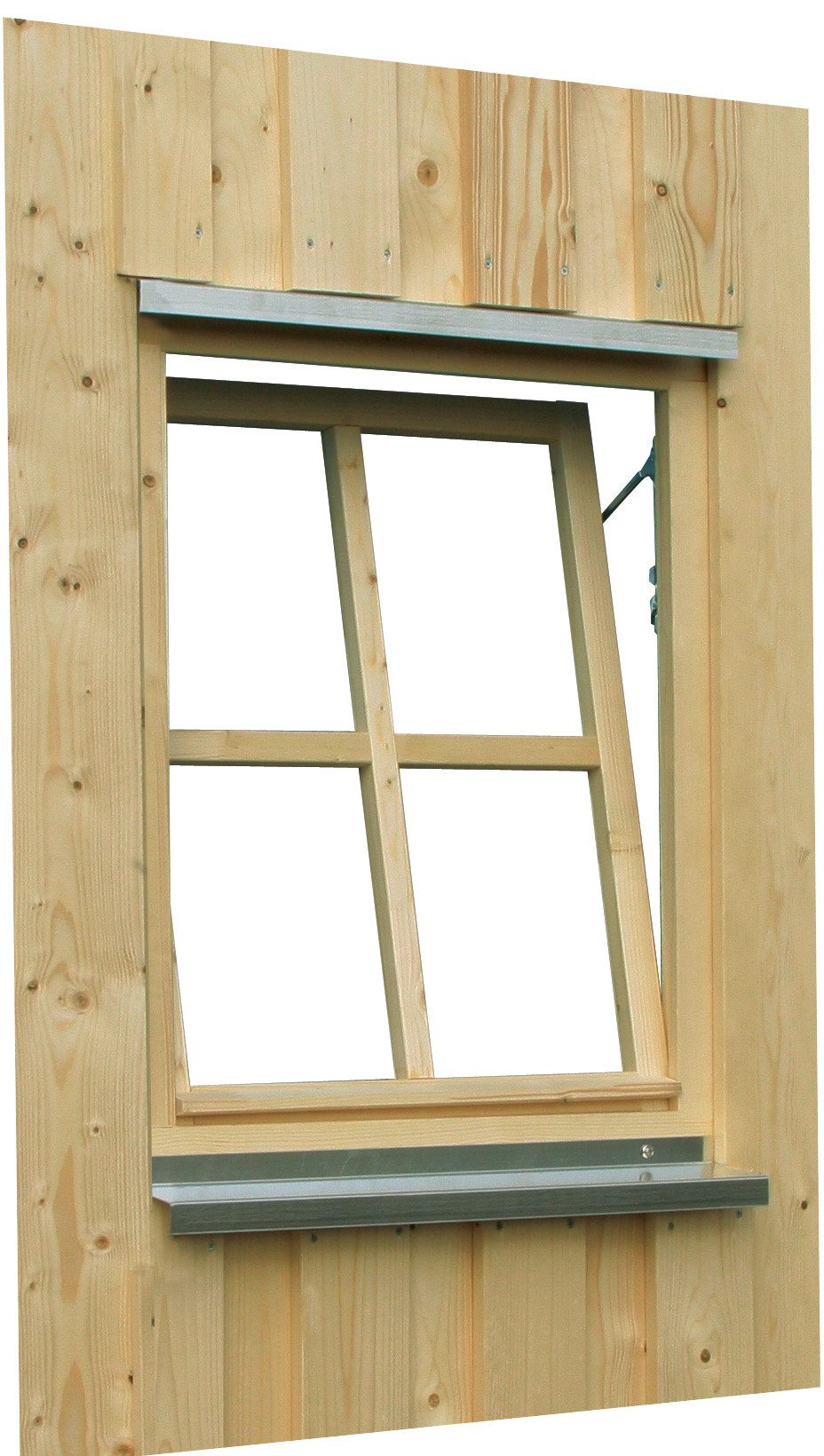 Skanholz Fenster Einzelfenster, für Carports, 69,1 x 82,1 cm