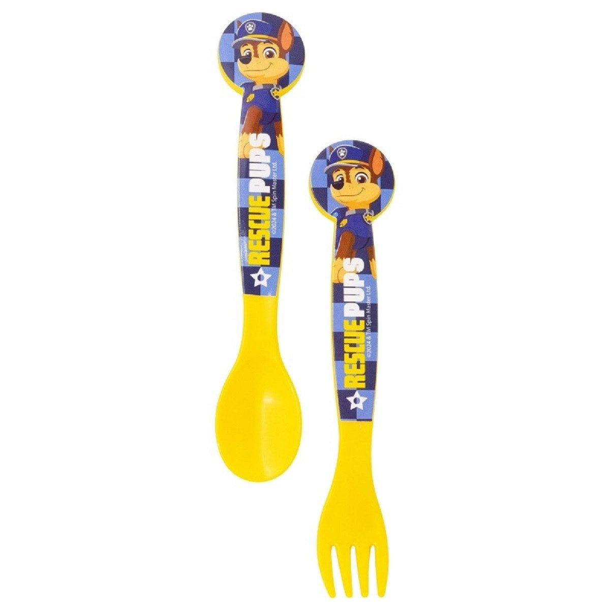 PAW PATROL Kinderbesteck Kinderbesteck Löffel und Gabel für Kinder (2-tlg), 1 Personen