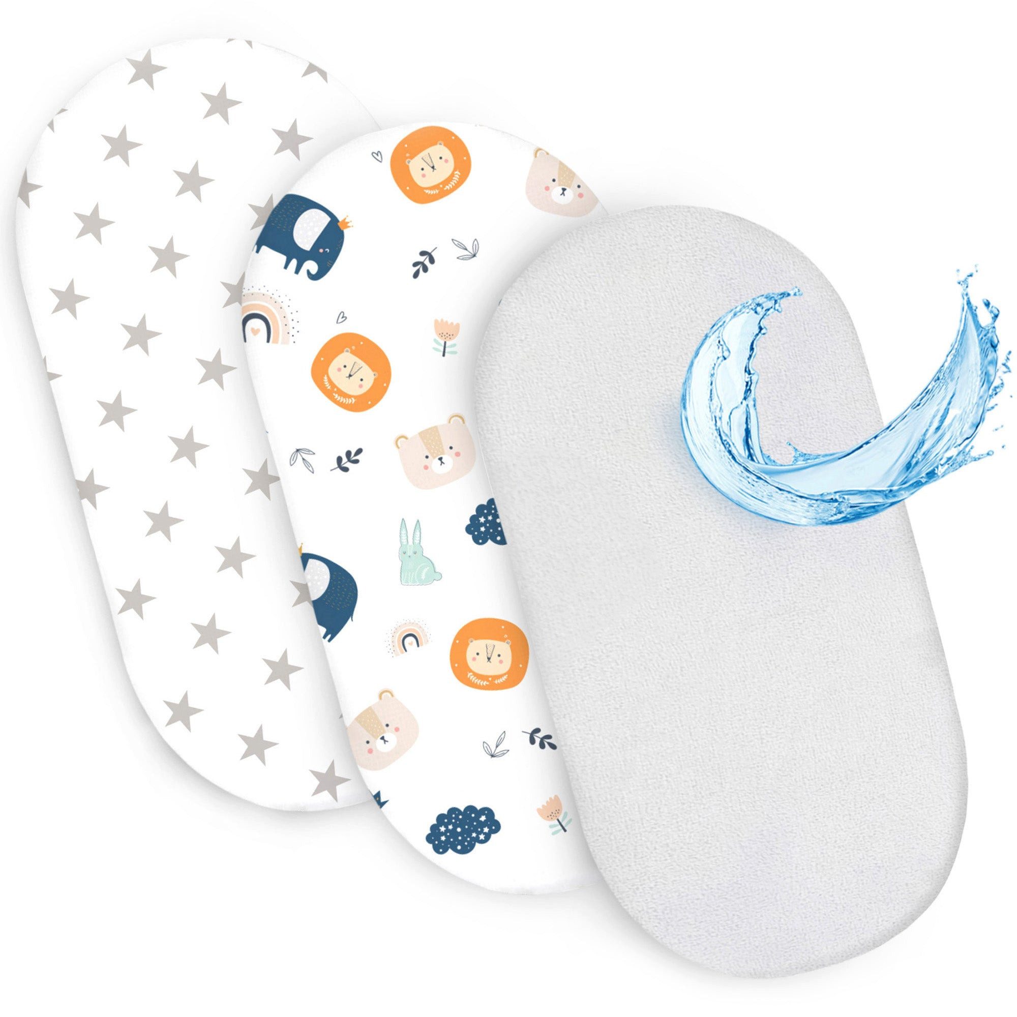 Totsy Baby Spannbettlaken Spannbettlaken Kinderwagen Set günstig online kaufen