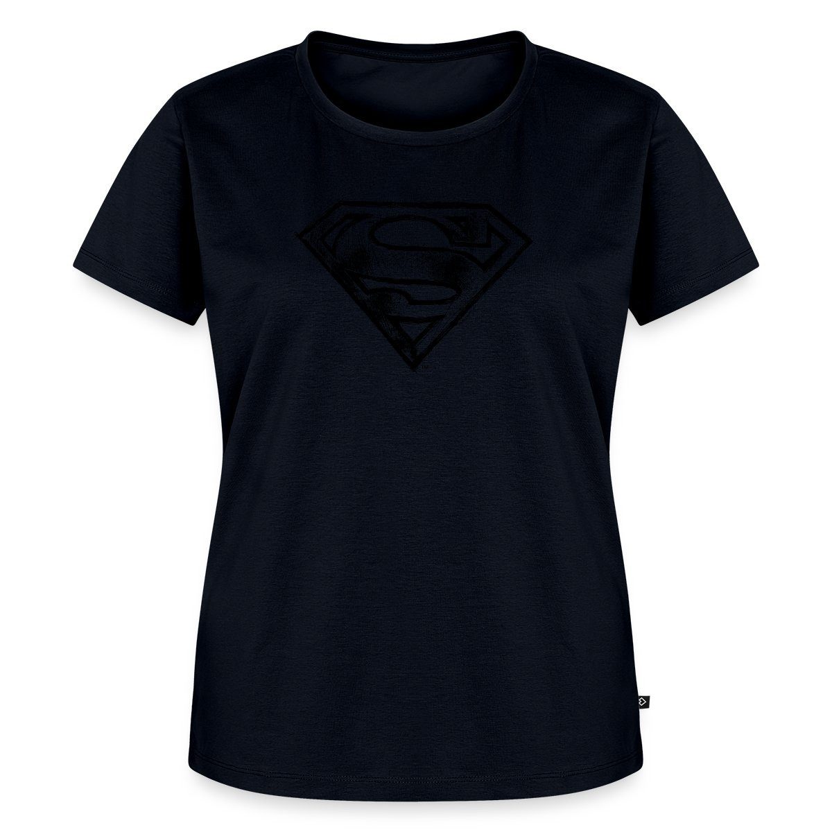Spreadshirt T-Shirt DC Comics Superman Logo Gezeichnet Frauen Premium T-Shirt (1-tlg)