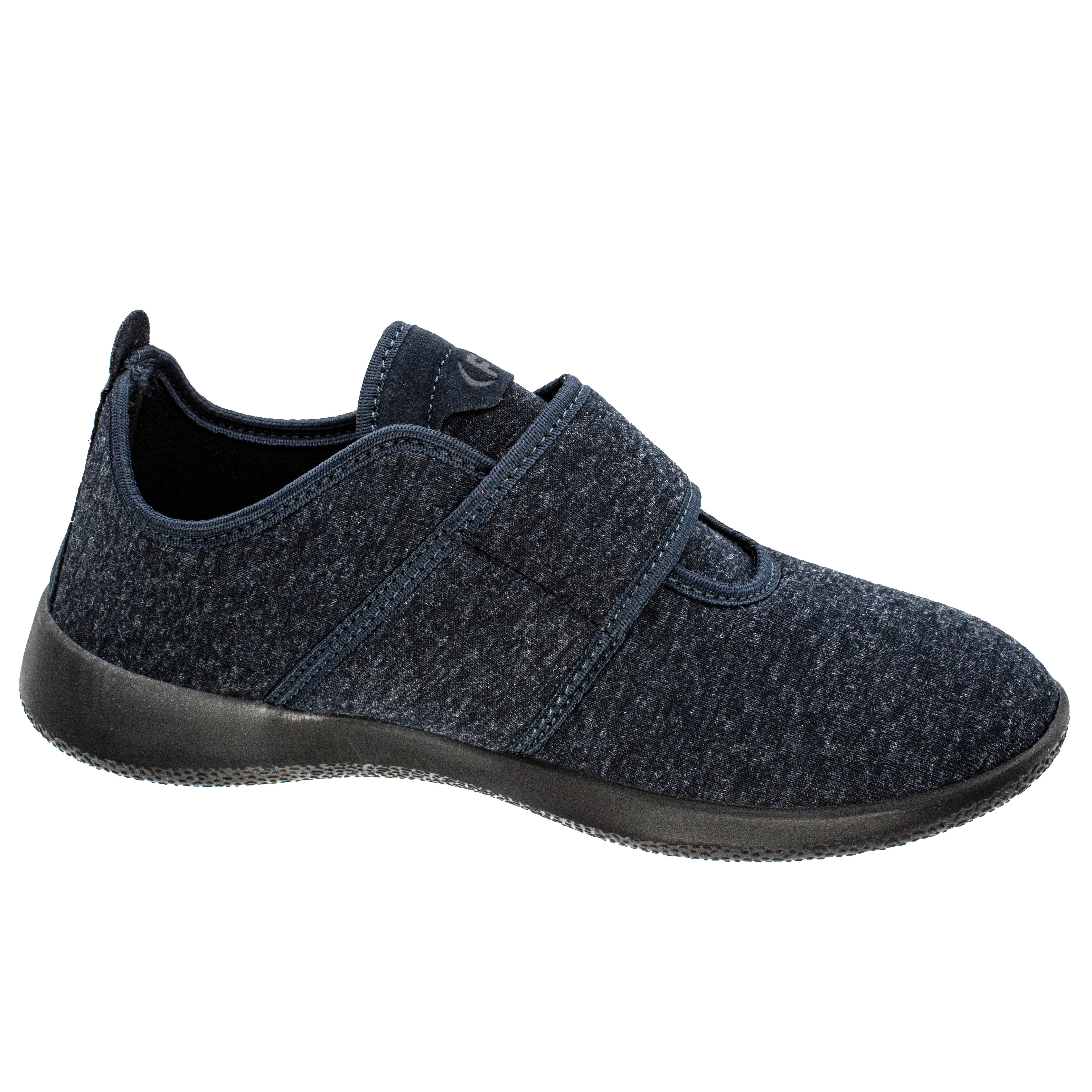 Fischer-Markenschuh Ortho Aktiv Klettschuh aus Textilstretch, mit Textilfutter, Einlegesohle herausnehmbar