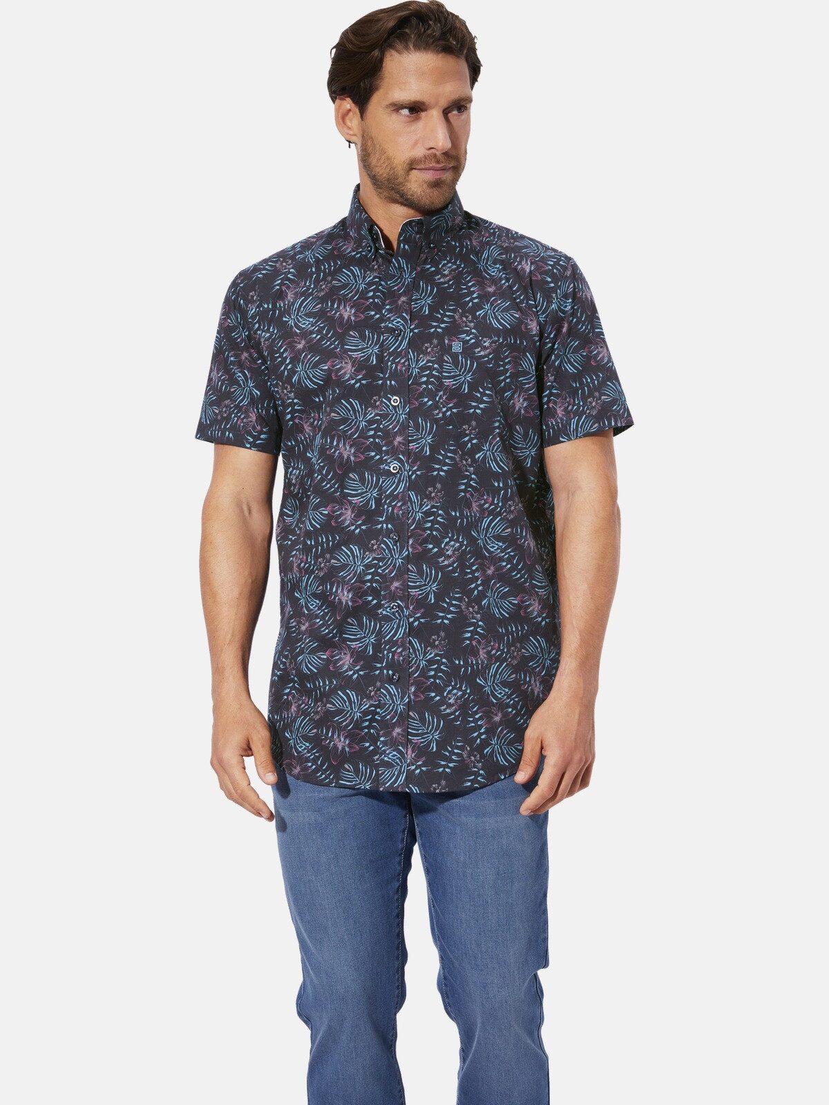 Babista Kurzarmhemd SARDOR mit floralem Muster günstig online kaufen