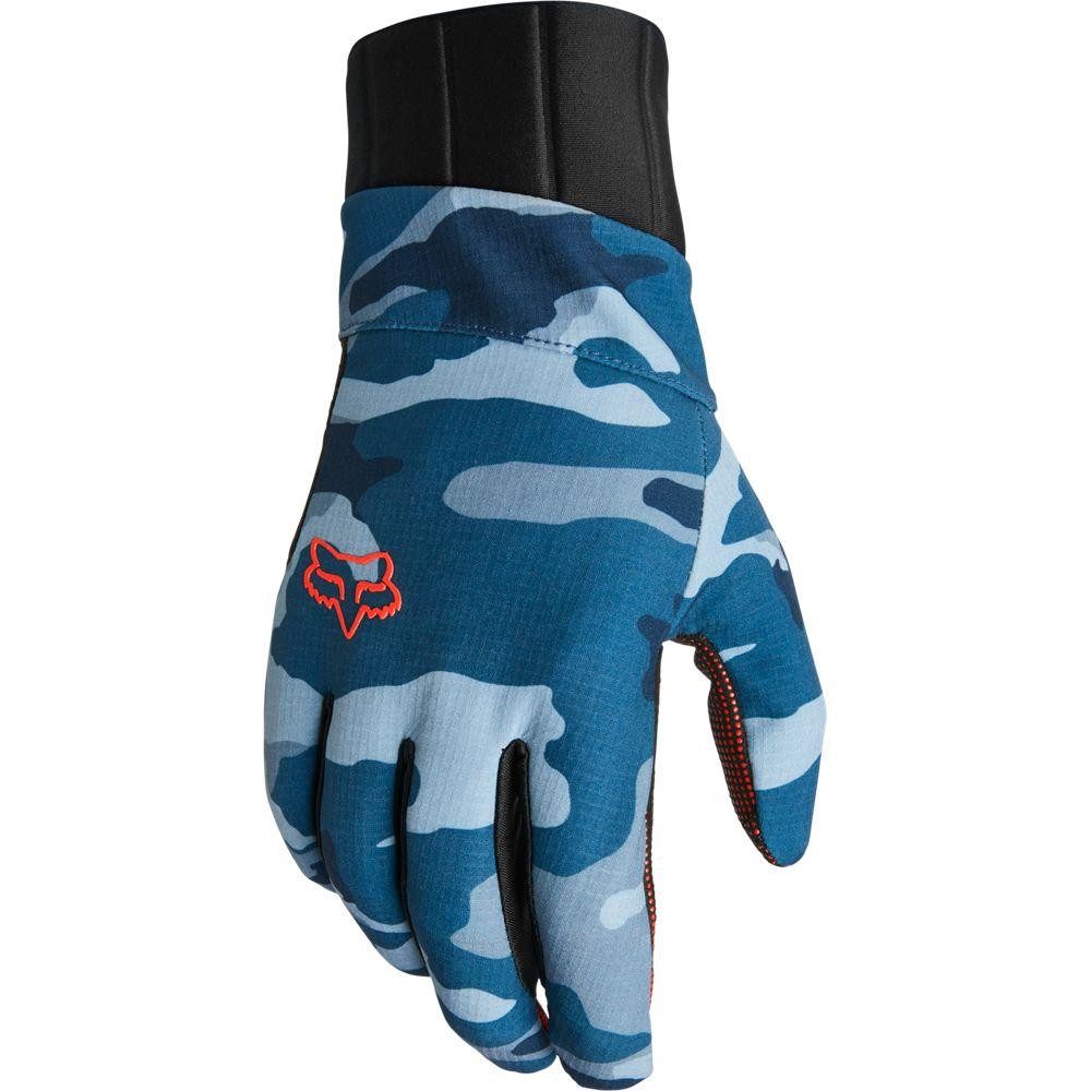 Fox Fahrradhandschuhe Fox Handschuhe Defend Pro Fire Blue Camouflage Größe M