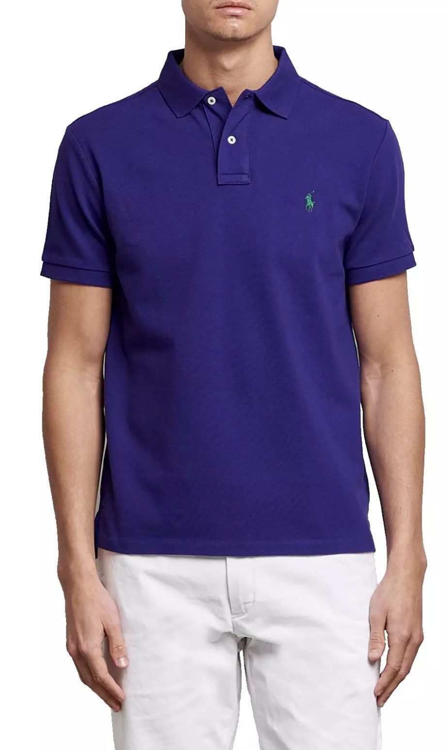 Polo Ralph Lauren Poloshirt Polohemd Classic Fit Hemd Genähter Saum/Kante - günstig online kaufen