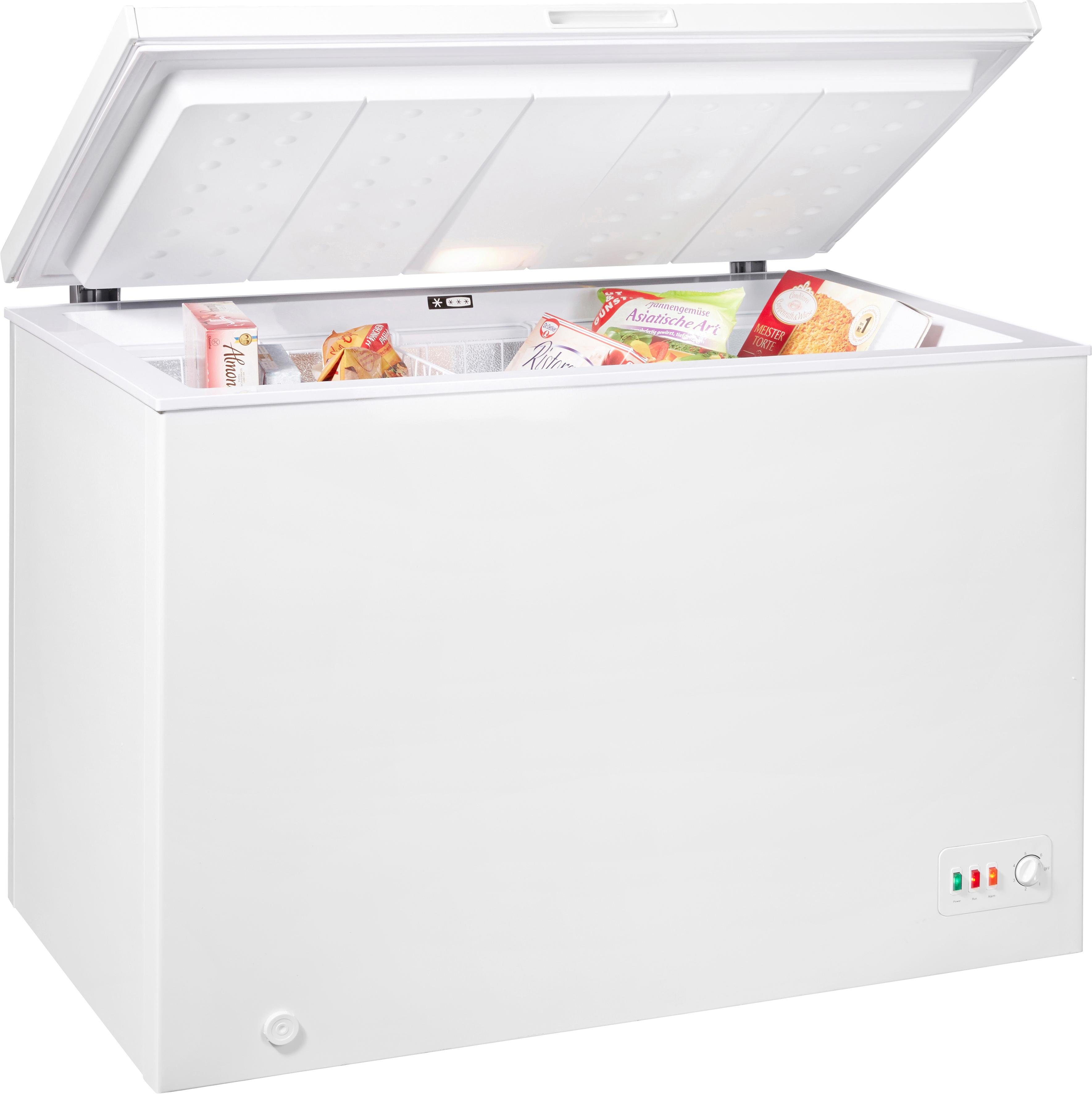 Hanseatic Gefriertruhe HGT 85112A3, 111,5 cm breit, 251 l BEKO Gefriertruhe, 155,2 cm breit, 451 Liter nur 419,00