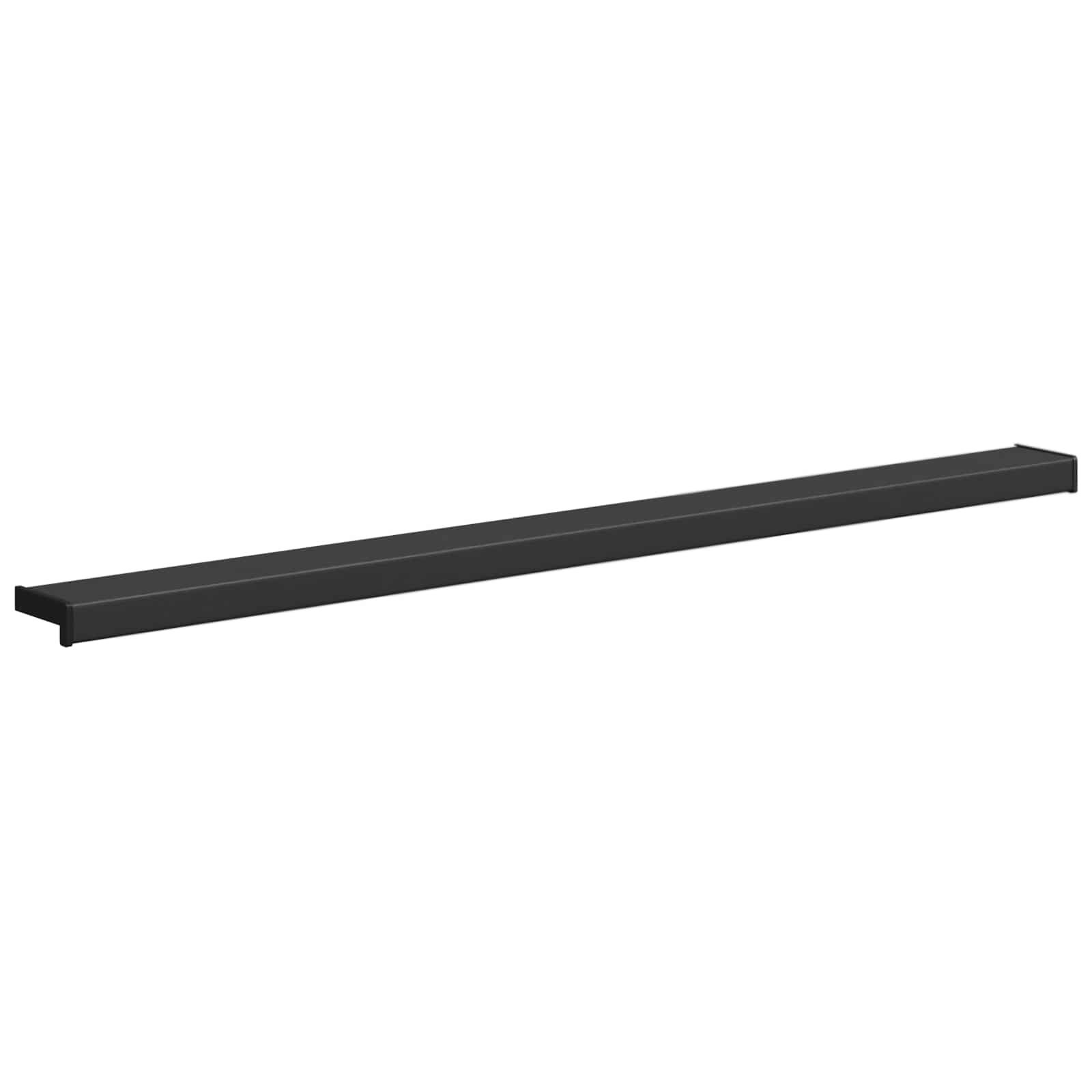 vidaXL Fensterbank 140 x 15 x 4,5 cm Fensterbank Schwarz mit Holzmaserung 140x15x4,5 cm P