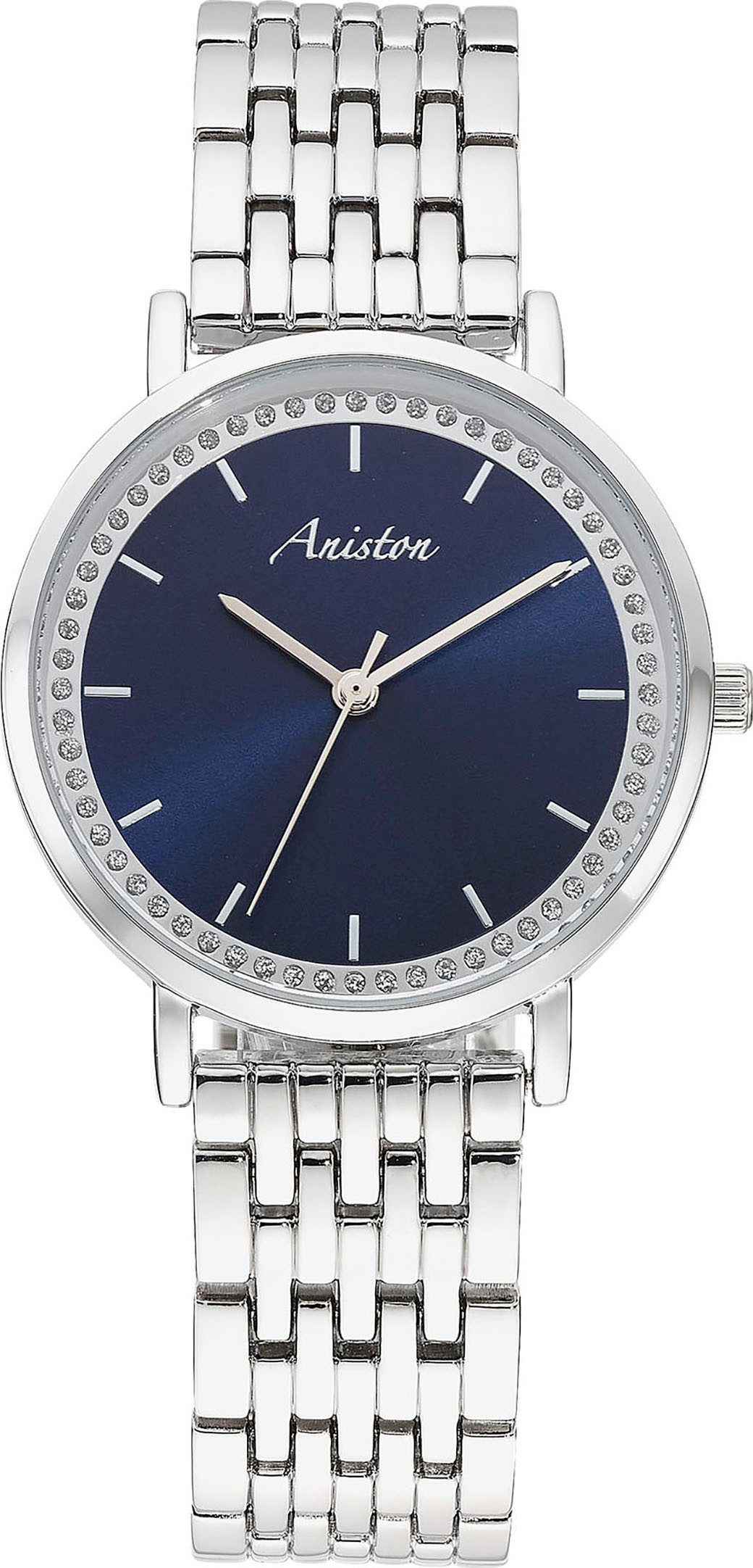 Aniston JEWELRY & WATCHES Quarzuhr, (Set, 2-tlg., mit Wechselband), Armbanduhr, Damenuhr, Ideal auch als Geschenk, neue Kollektion