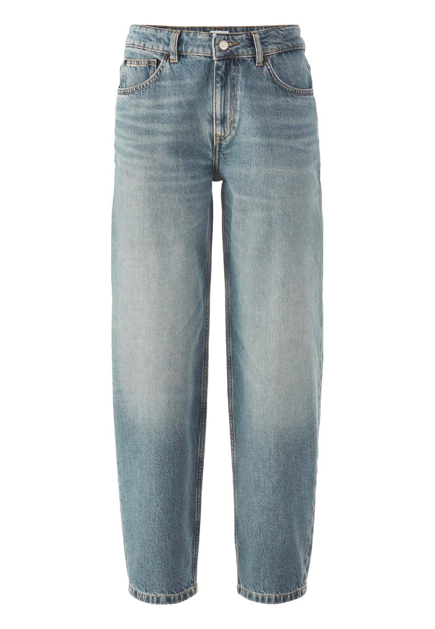Hessnatur Bequeme Jeans ´High Rise Barrel Leg aus reinem Bio-Denim (1-tlg) günstig online kaufen