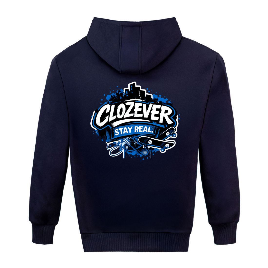 Hoodie CLOZEVER Stay Real Hoodie