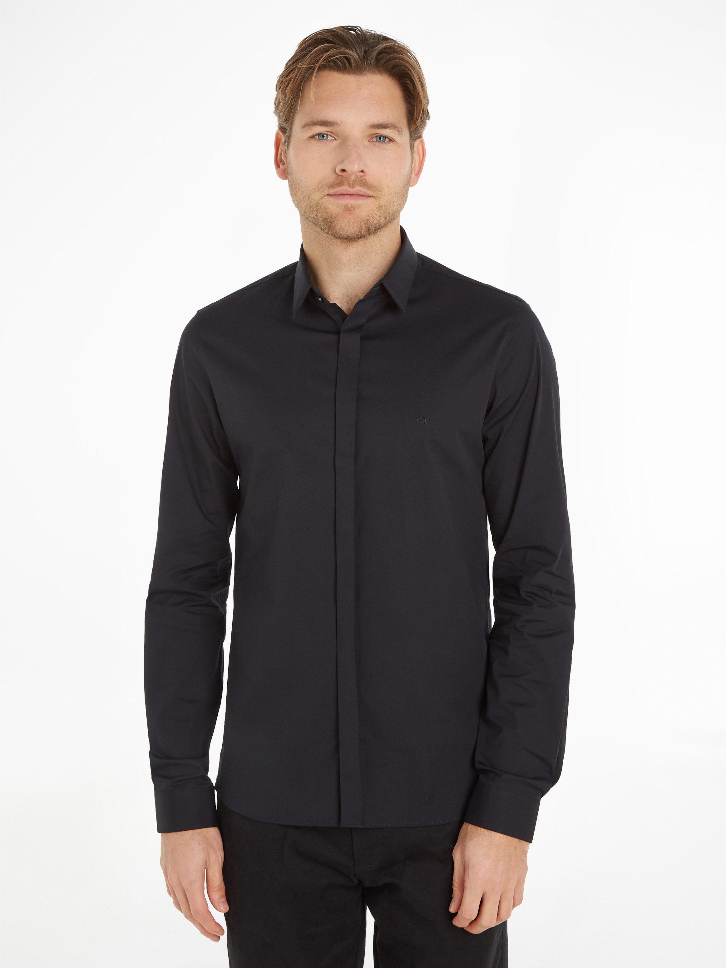 Calvin Klein Langarmhemd POPLIN HP EXTRA günstig online kaufen