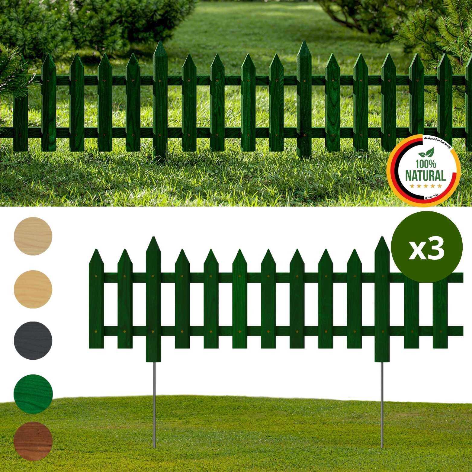 Floranica Staketenzaun Vorgartenzaun Steckzaun Gartenzaun Zierzaun günstig online kaufen
