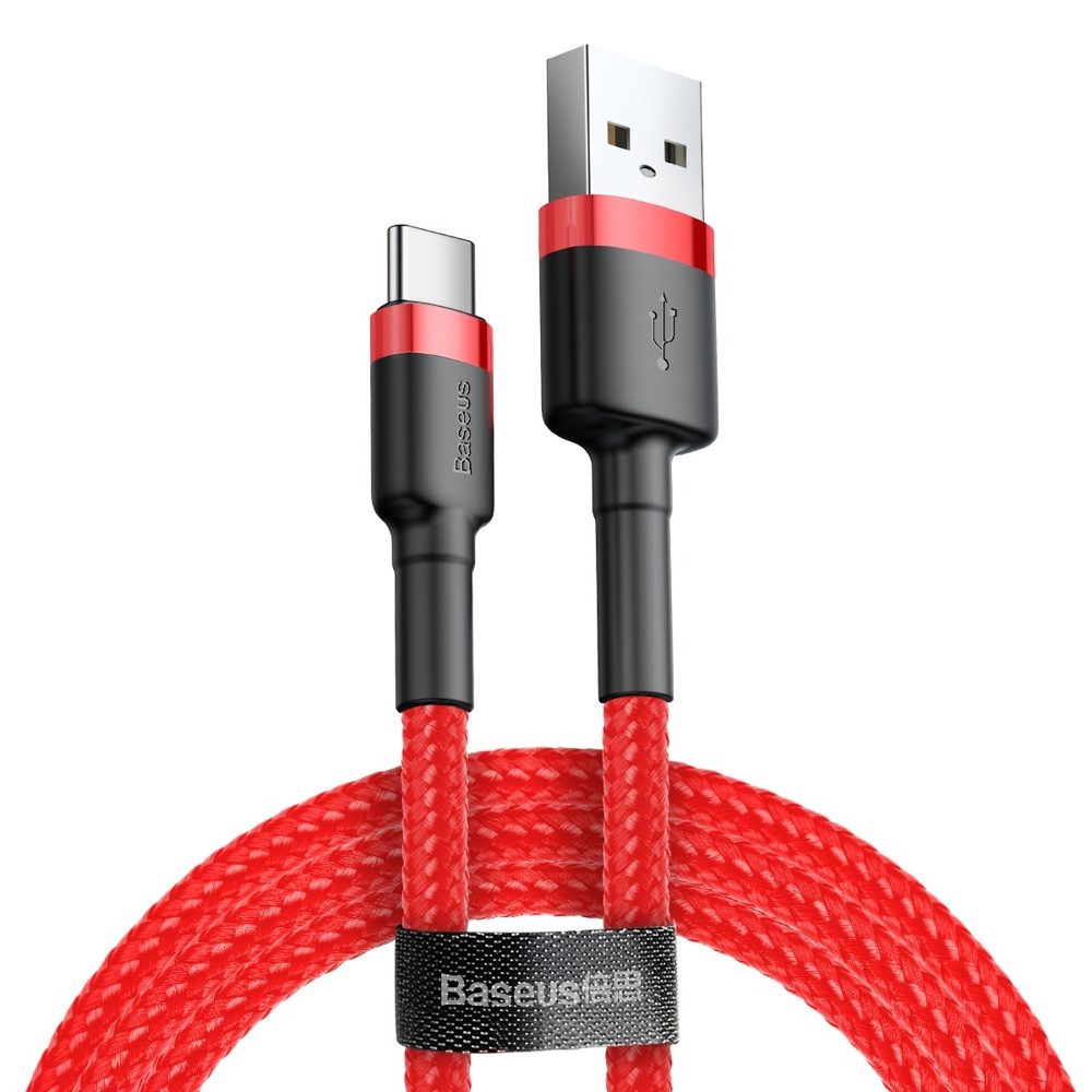 Baseus Kabel mit Nylon geflochtenes Ladekabel USB / USB-C QC3.0 2A 2M USB-Ladegerät