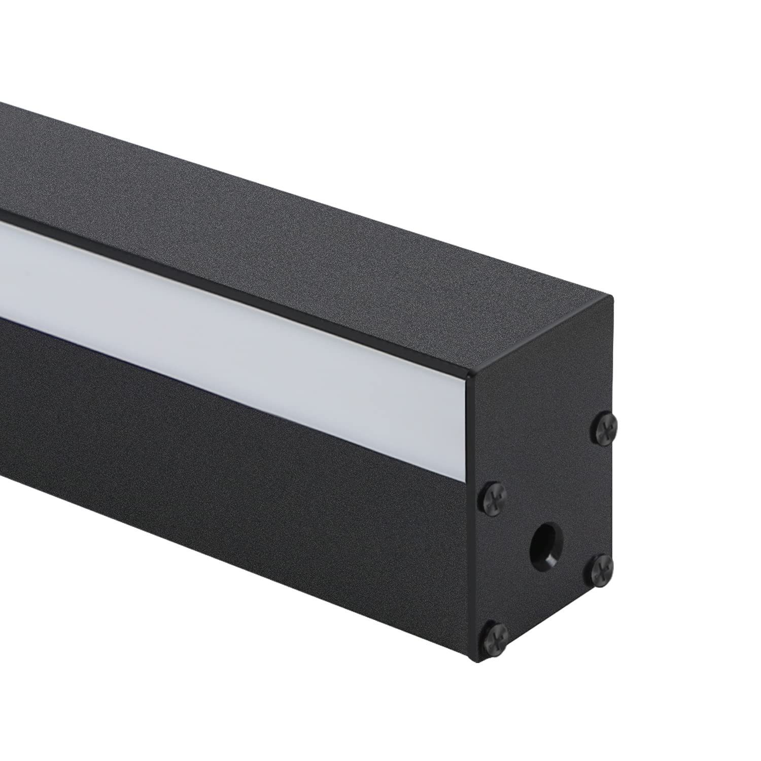 ZMH LED Wandleuchte Innen Schwarz 60/80/100CM Wandlampe 3000K Modern Flur Schlafzimmer, Hochwertige Material, LED fest integriert, Warmweiß, Schwarze Bettlampe Wandbeleuchtung für Treppenhaus. Reduzierter Preis € 29,99. Unverbindliche Preisempfehlung € 54,99