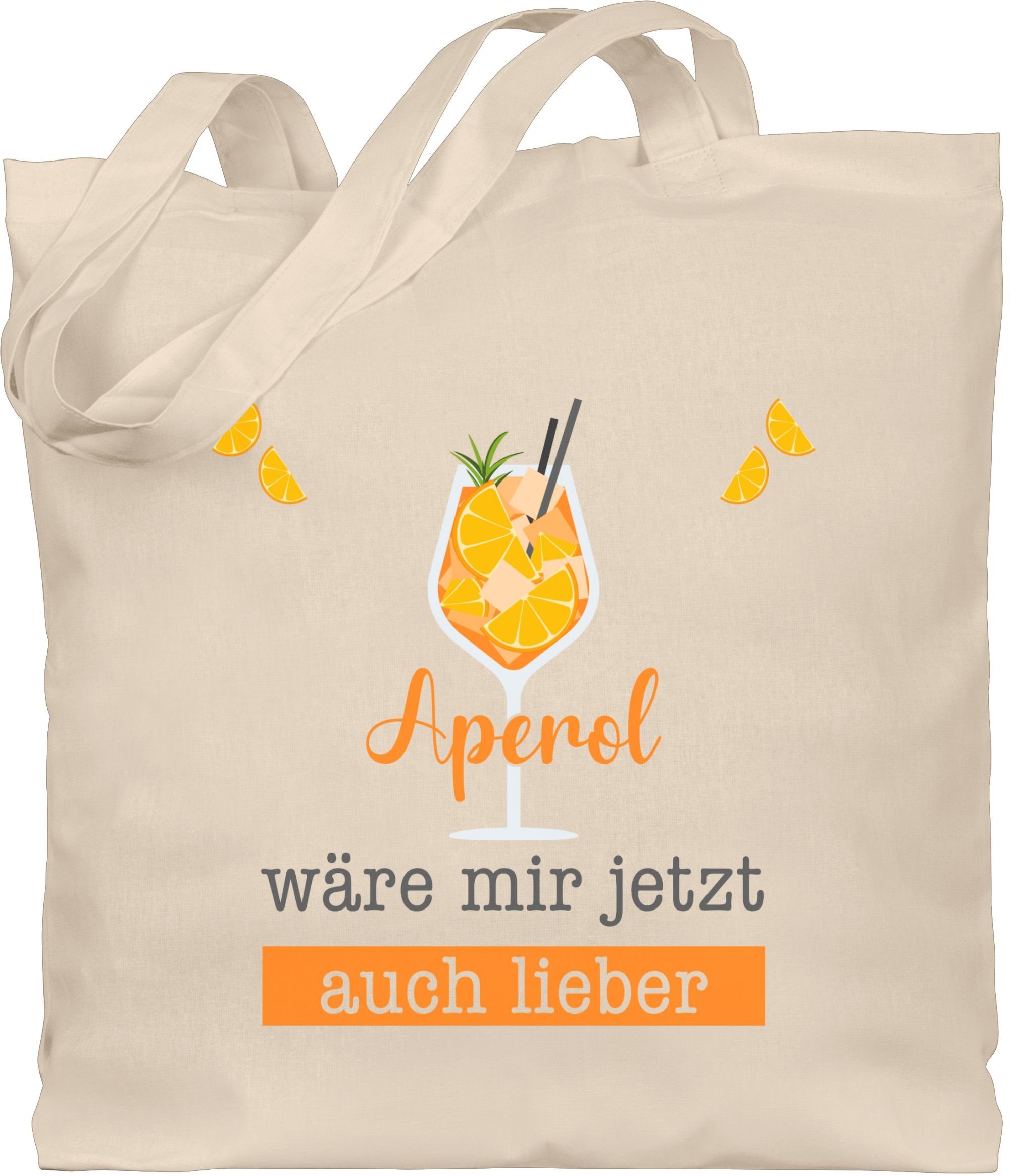 Naturweiß Shirtracer auch Umhängetasche lieber Apreol jetzt 1 Geschenk Statement mir Aperol Lustig, - wäre