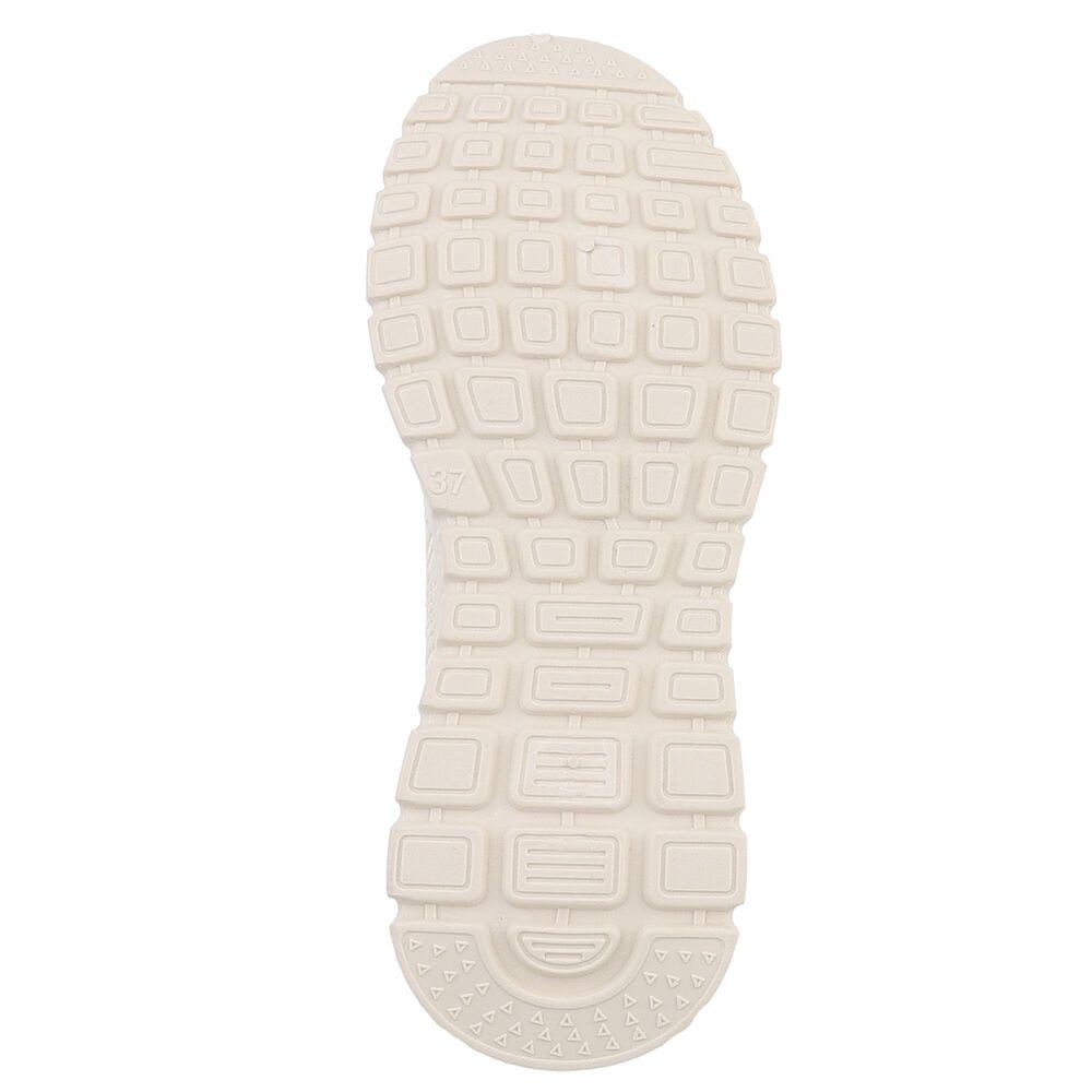 Ital-Design Sportlicher Damenschuh mit atmungsaktivem Obermaterial Slip-On Sneaker (88843877) Keilabsatz/Wedge Sneakers Low in Beige
