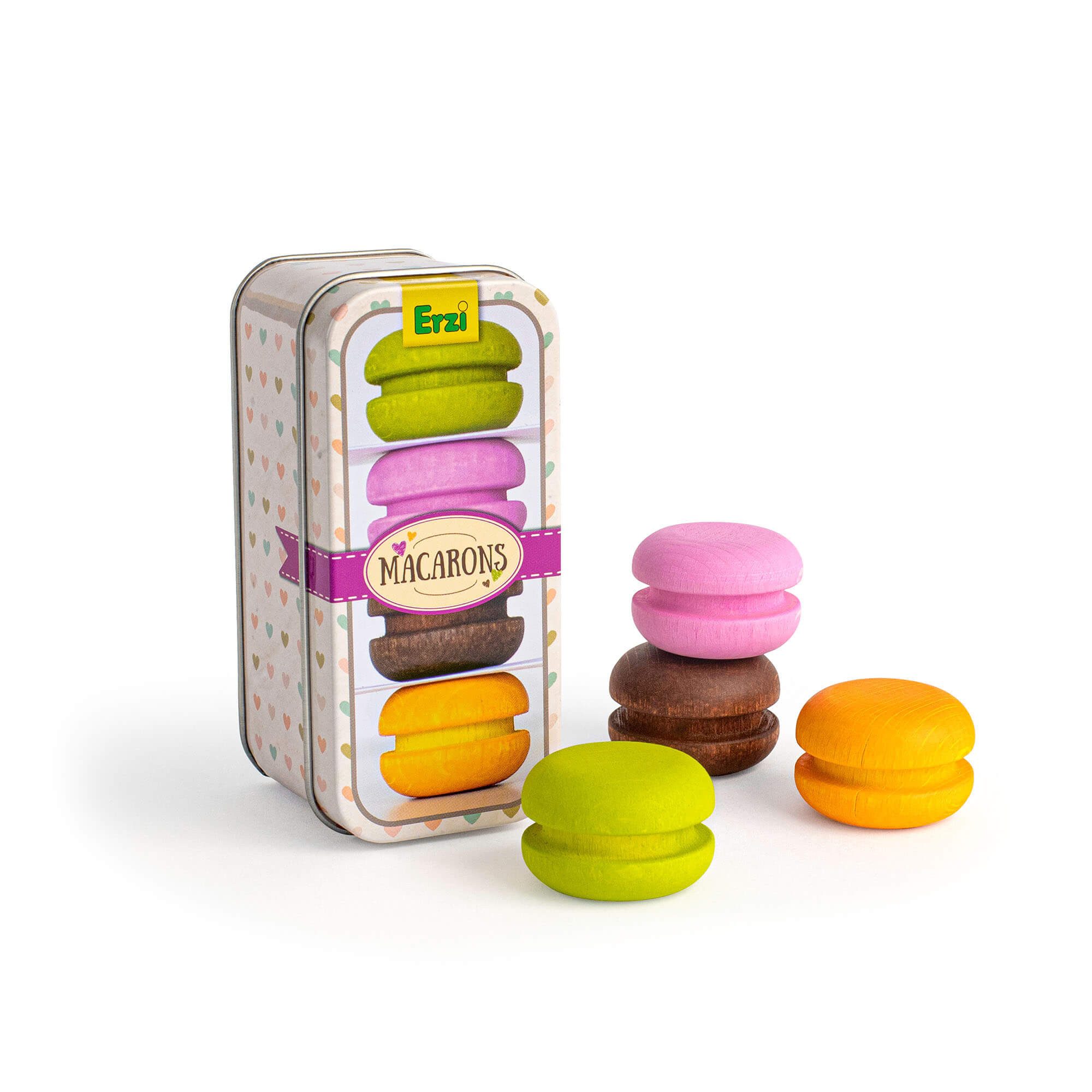 Erzi® Kaufladensortiment Erzi Macarons in der Dose - Kaufladenzubehör