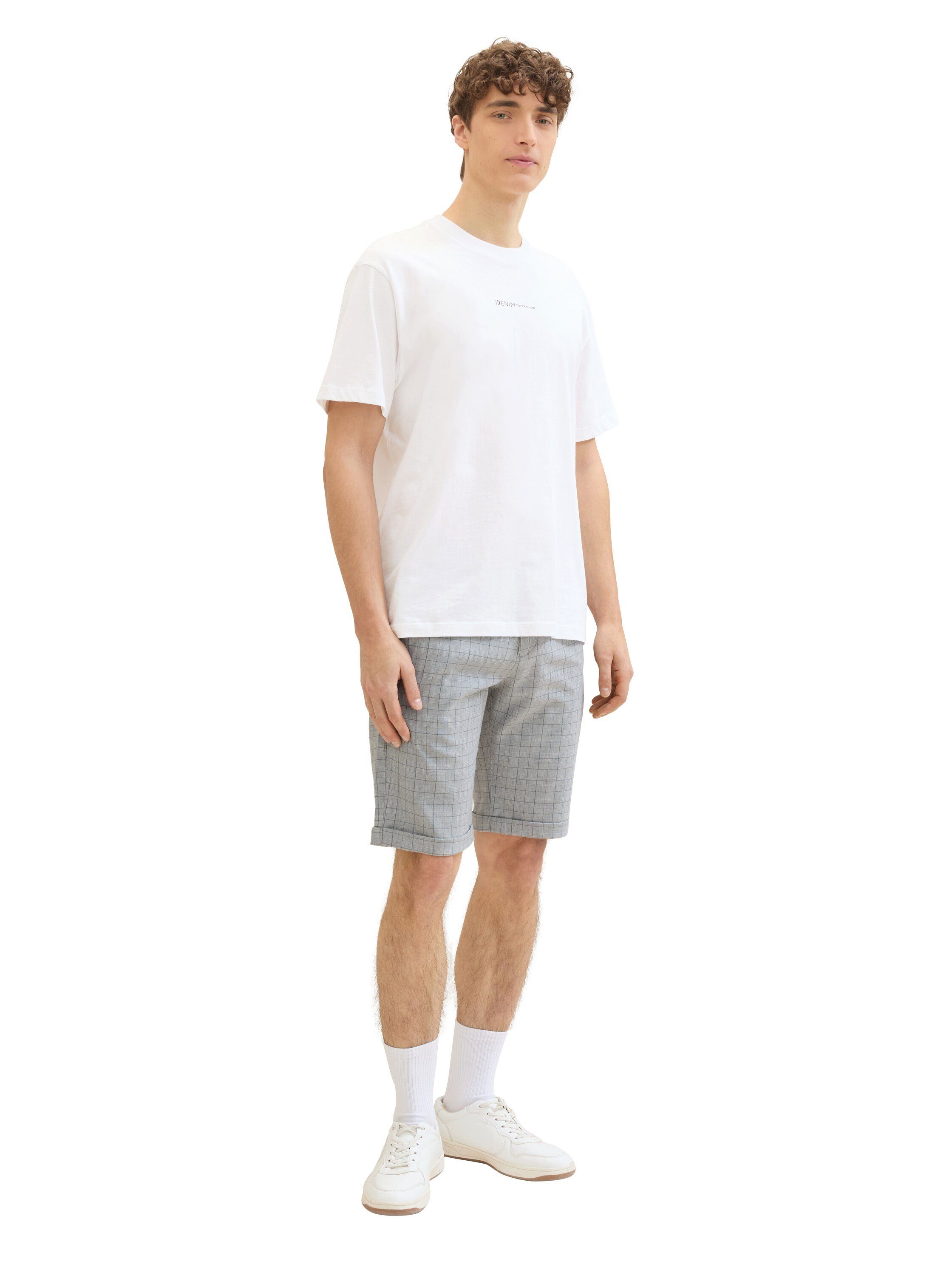 TOM TAILOR Denim Chinoshorts in karierter günstig online kaufen