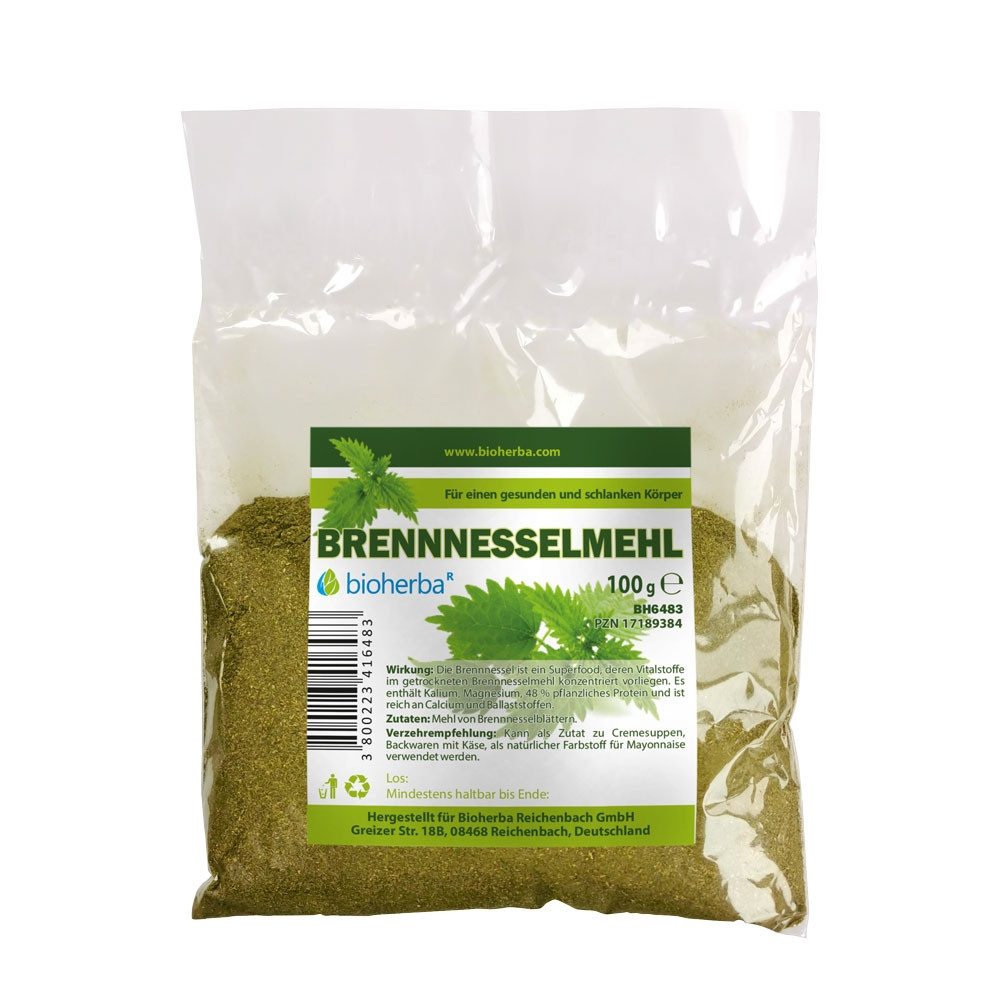 BIOHERBA R Brennnesselmehl 100 g Glas