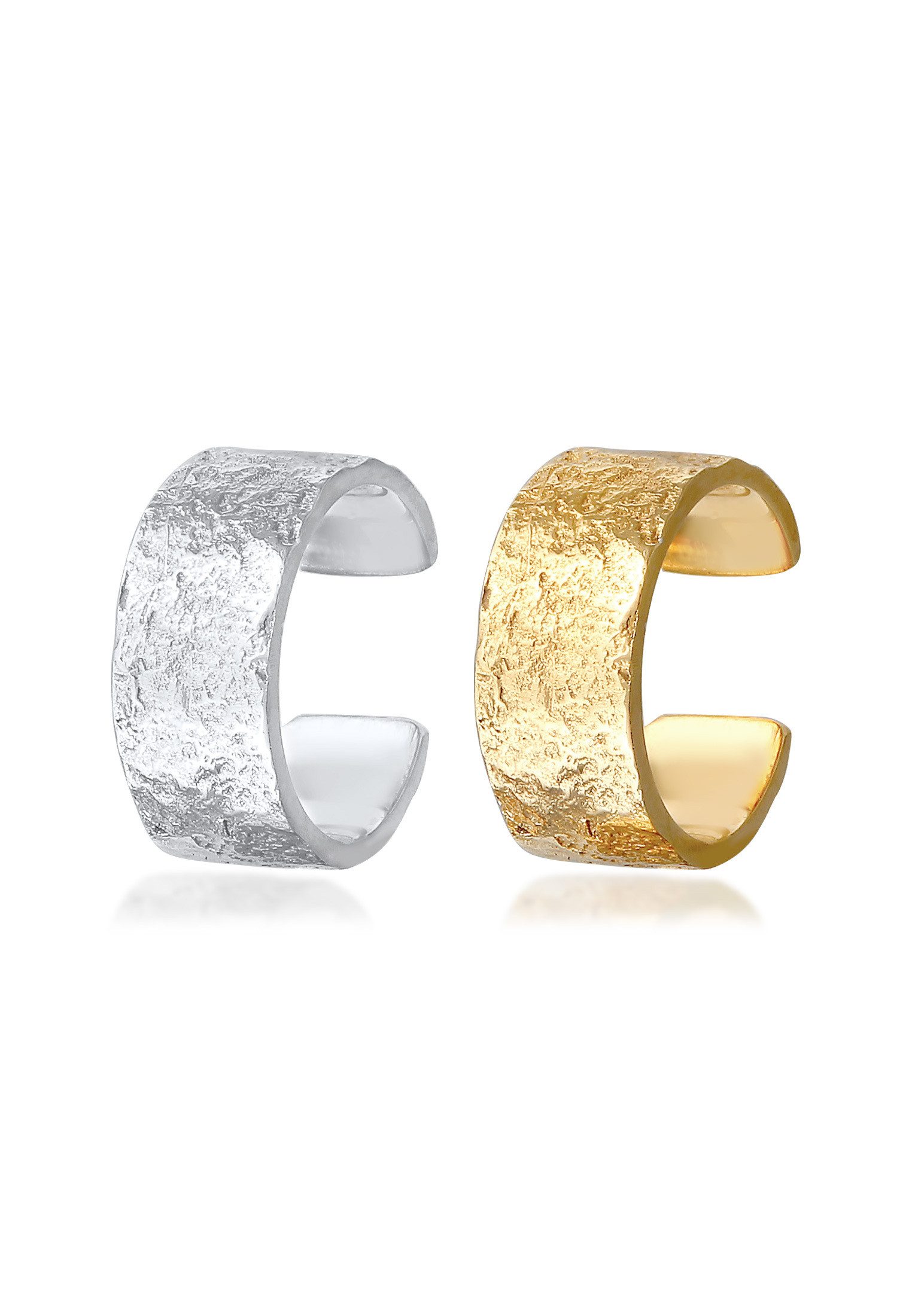 Elli Ohrklemmen-Set Earcuff Set Breit Basic günstig online kaufen