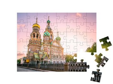 puzzleYOU Puzzle Kathedrale Auferstehung Christi, St. Petersburg, 48 Puzzleteile, puzzleYOU-Kollektionen Auferstehungskirche St