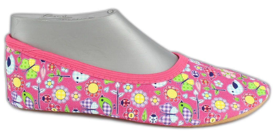 Beck Schläppchen Birds Gymnastikschuh Handgenäht