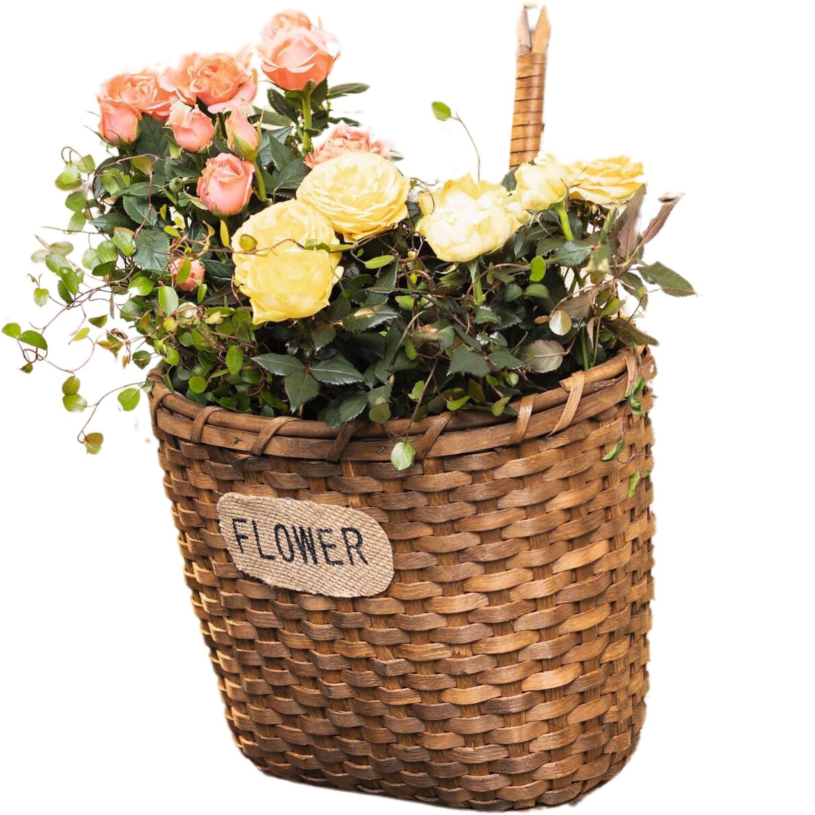 Blumentopf Hängepflanztopf "Flowers" aus Holzspan, Blumentopf hängend, Hängetopf