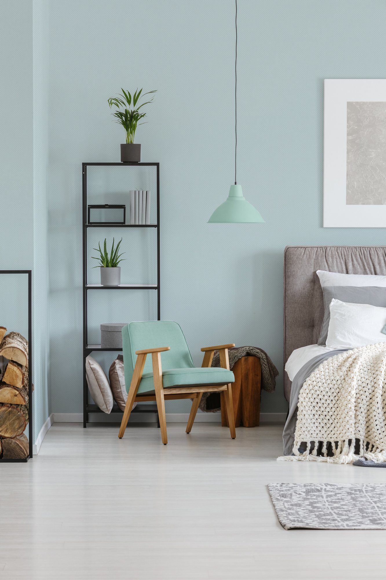 Bricoflor Pastell Tapete mit Pünktchen Vliestapete für Babyzimmer Von Junge günstig online kaufen