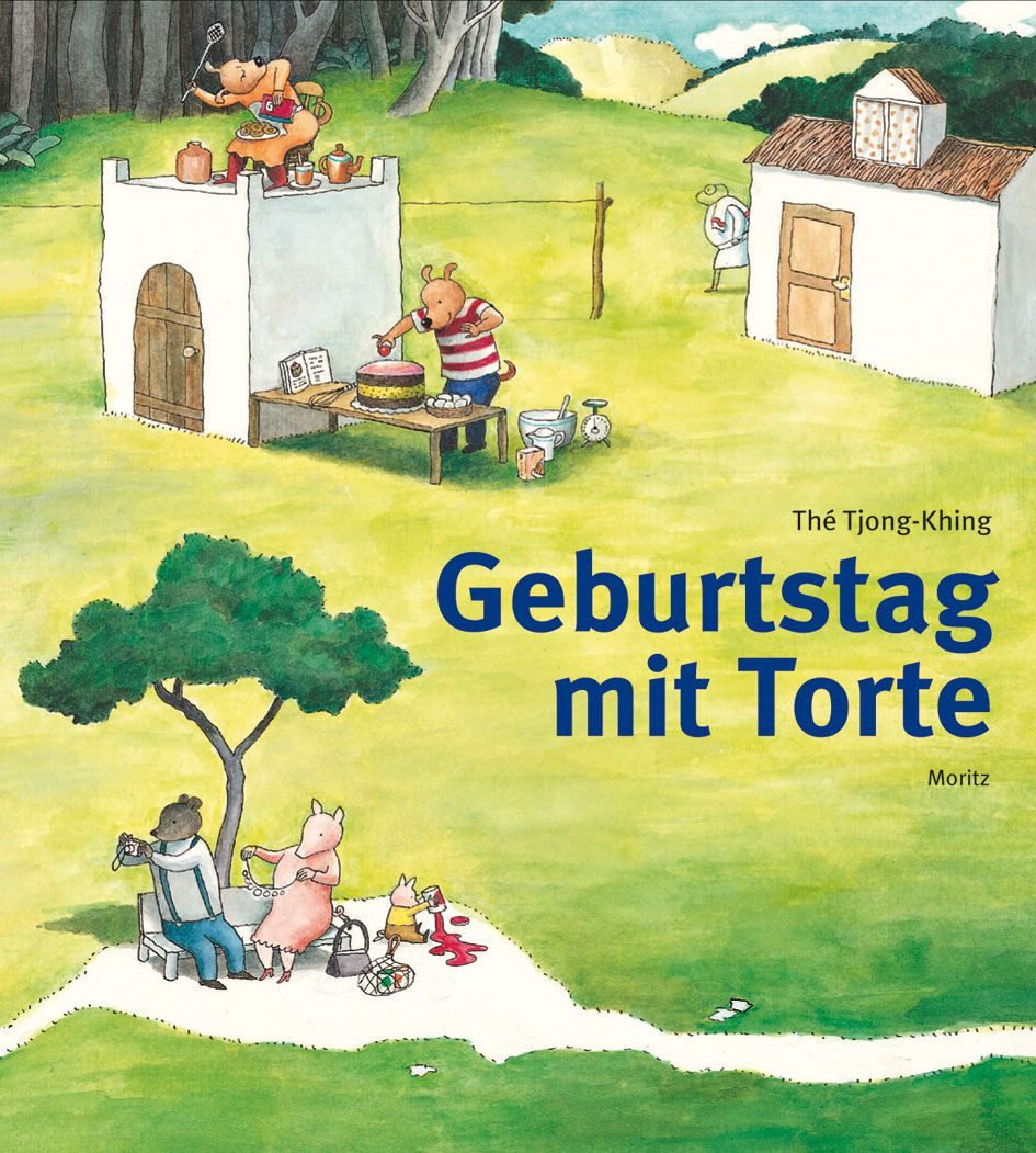 Kinderbuch Geburtstag mit Torte Ein Kuck- und Suchbuch Thé Tjong-Khing