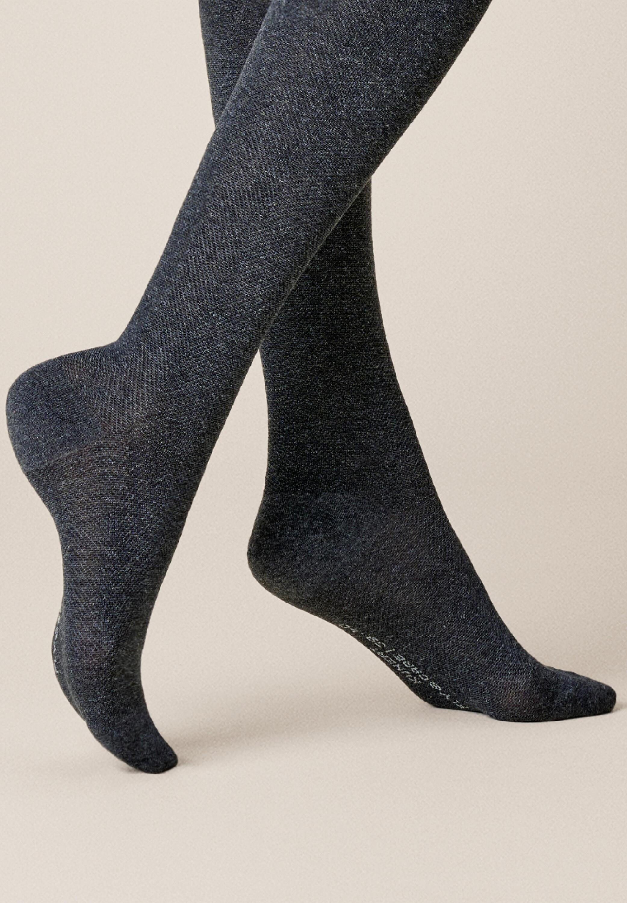 KUNERT Kniestrümpfe Fly&Care® (1-Paar) Unterstützende Damen Kniestrümpfe als Reisebegleiter