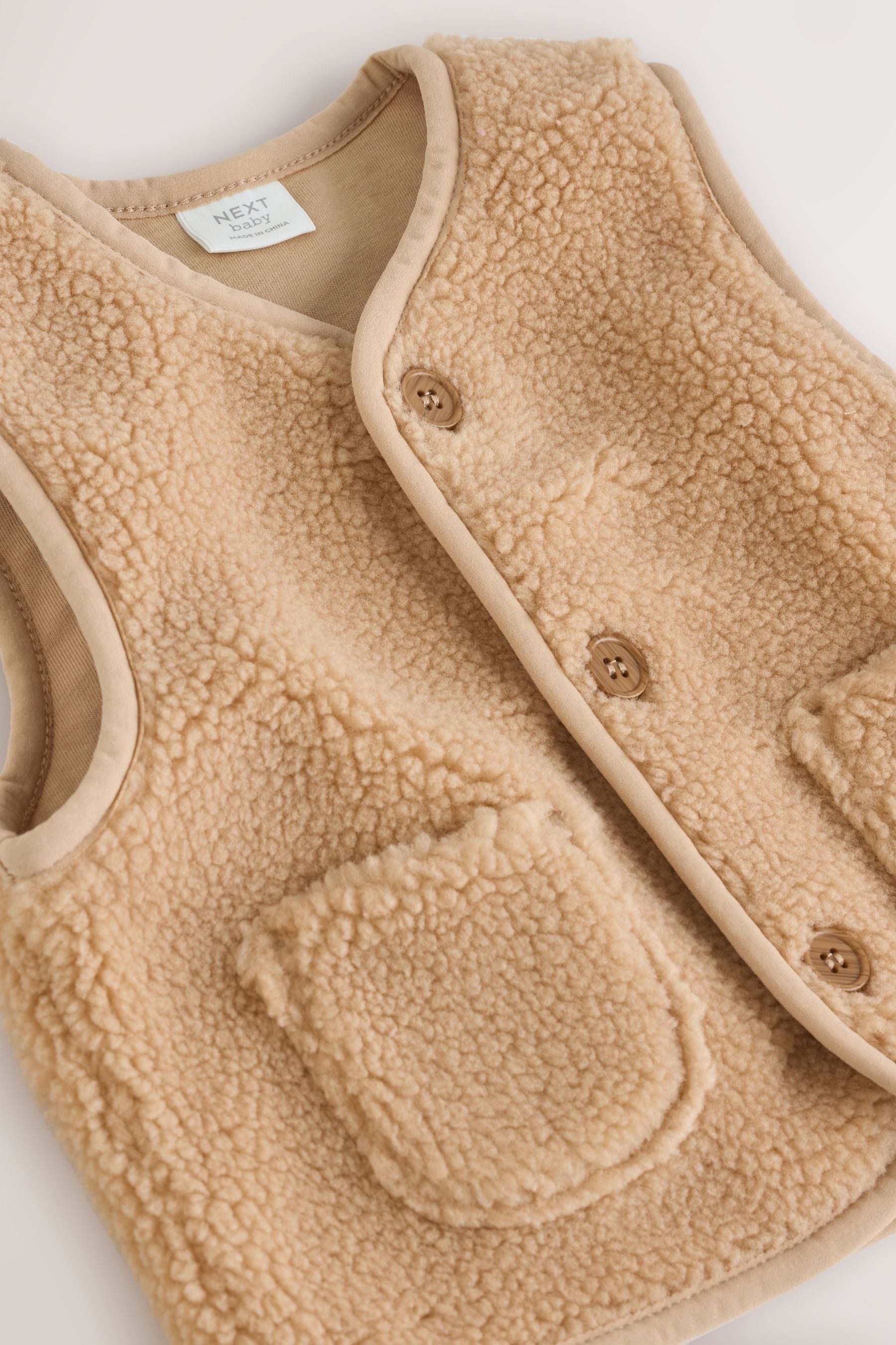 Next Steppweste Babyweste aus Teddyfell (1-tlg) – Bild 4 von 5