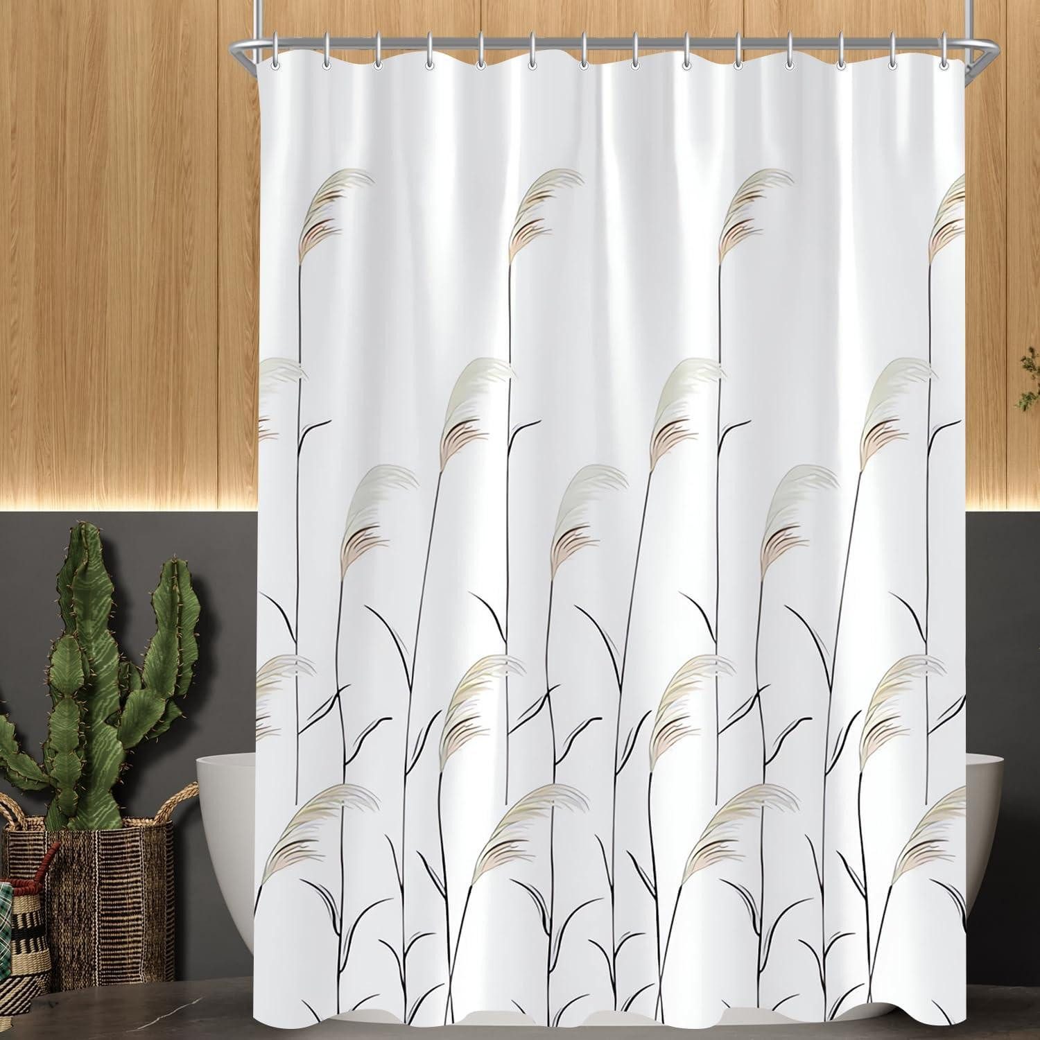 Lerores Duschvorhang Duschvorhang Weizenohr 240x200cm antischimmel günstig online kaufen