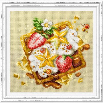 Magic Needle Kreativset Magic Needle Kreuzstich Set "Wiener Waffeln", (embroidery kit by Marussia)