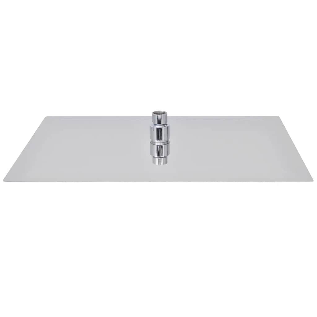 vidaXL Regenduschkopf Regenbrause Edelstahl 30x40 cm Rechteckig, (1-tlg) – Bild 3 von 5