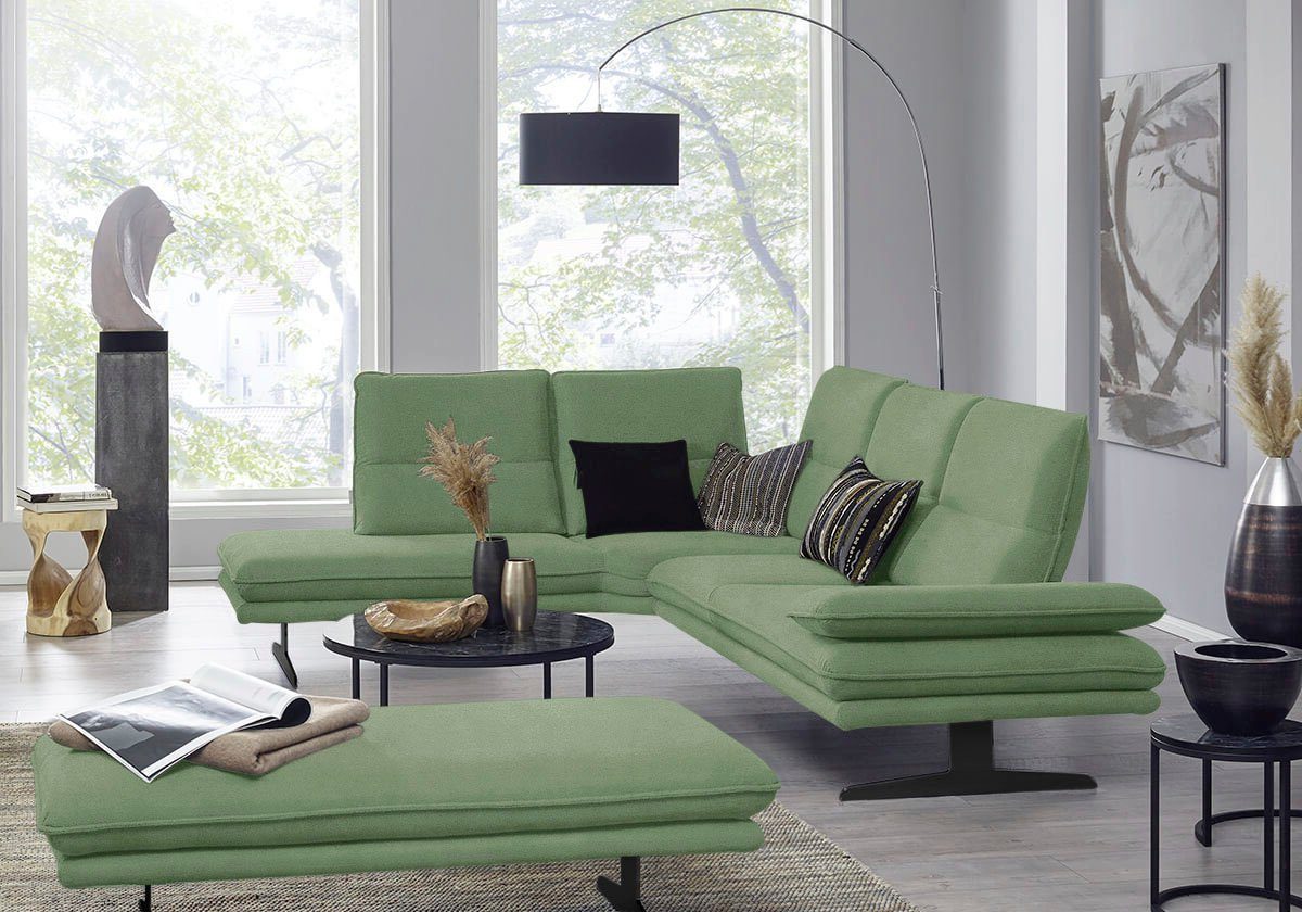 W.SCHILLIG Ecksofa broadway, Designsofa, toller Sitzkomfort, günstig online kaufen