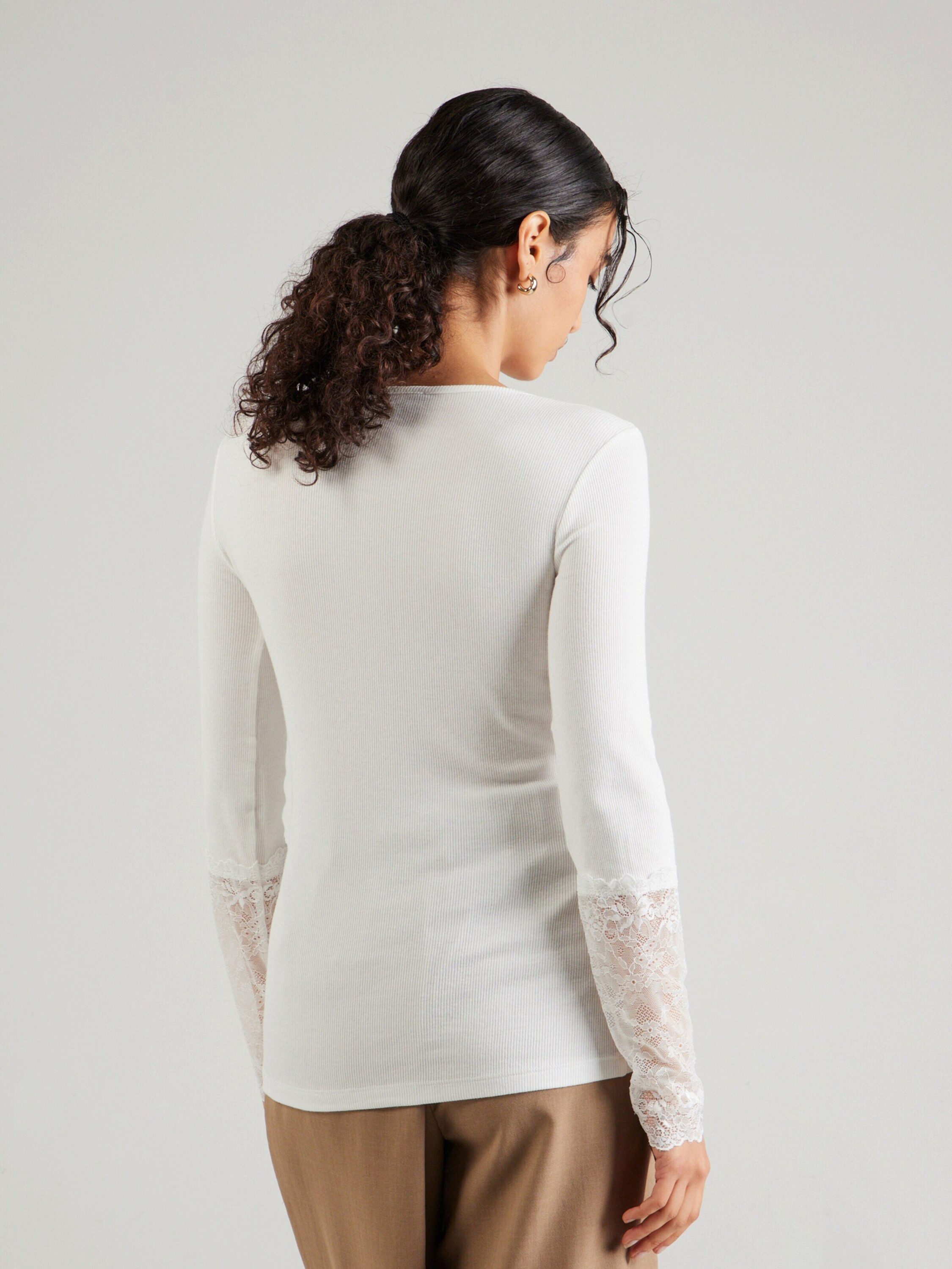 fransa Langarmshirt FRHizamond (1-tlg) Spitze