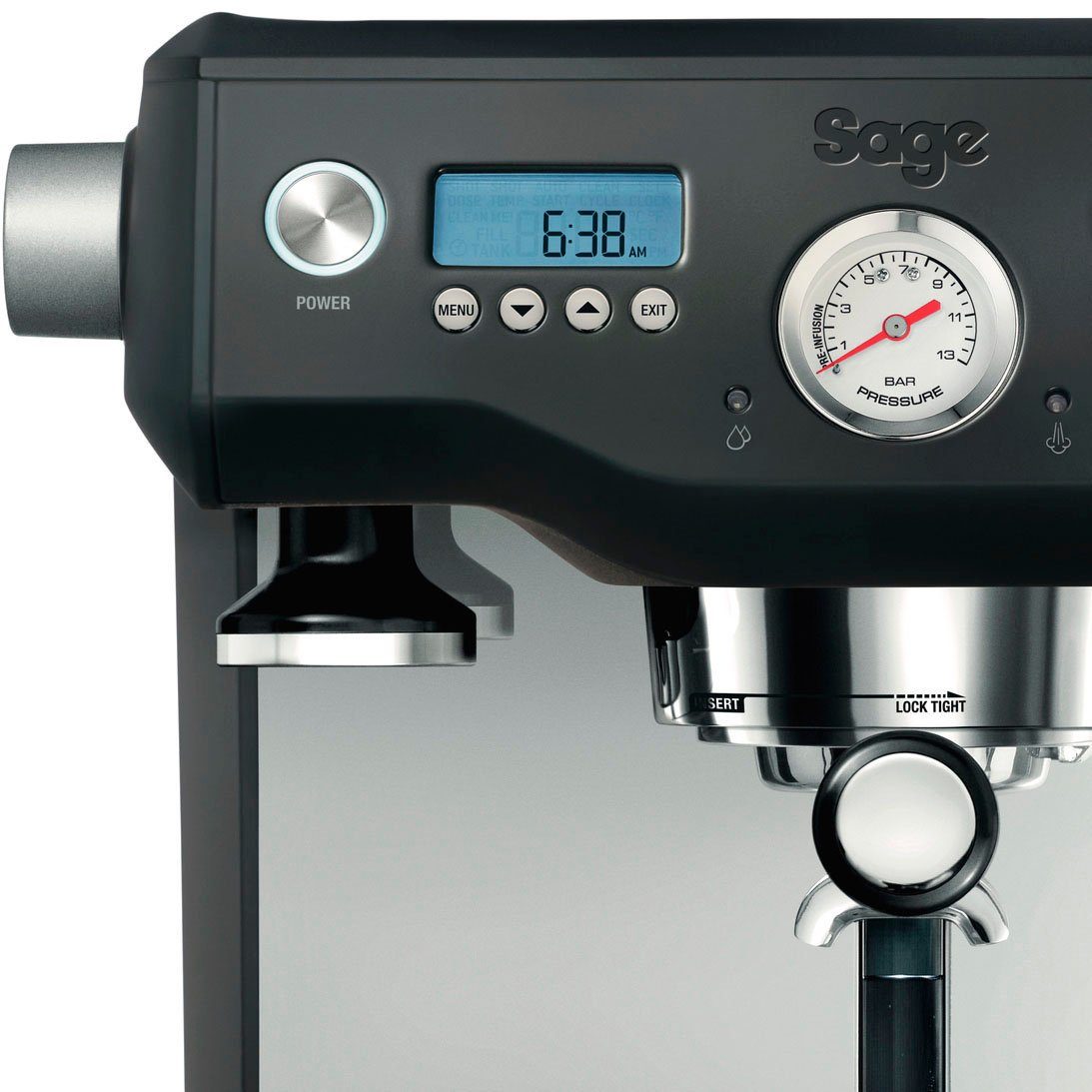 Sage Espressomaschine the Dual SES920BTR, Boiler, Truffle Black