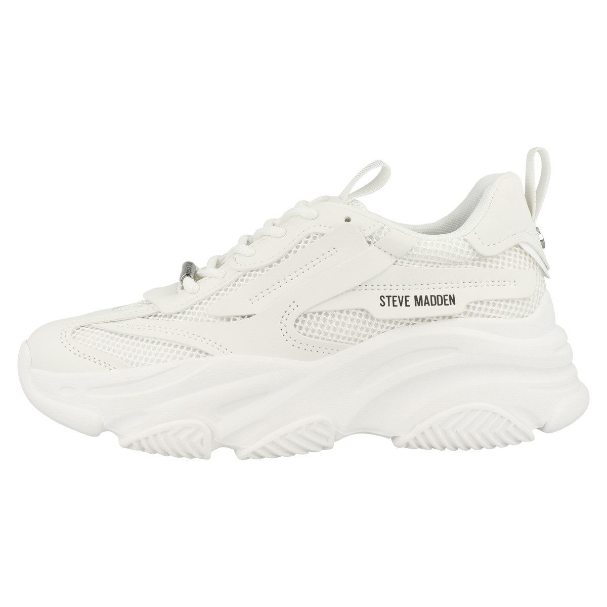 STEVE MADDEN Possession-E Damen Sneaker Turnschuhe, Sportschuhe, Freizeitschuhe, Halbschuhe, Schnürschuhe